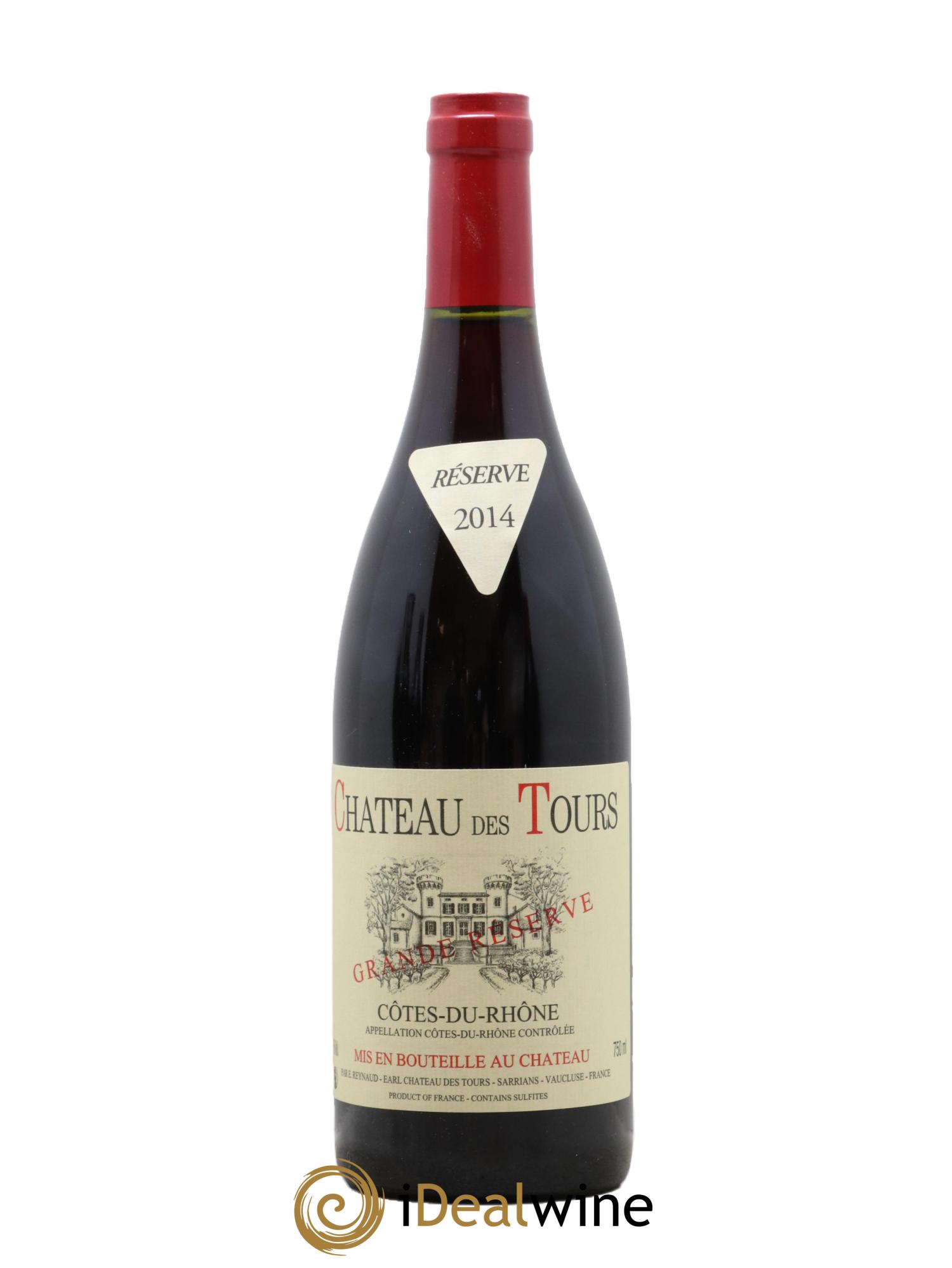 Côtes du Rhône Château des Tours Grande Réserve Emmanuel Reynaud 2014 - Posten von 1 Flasche - 0