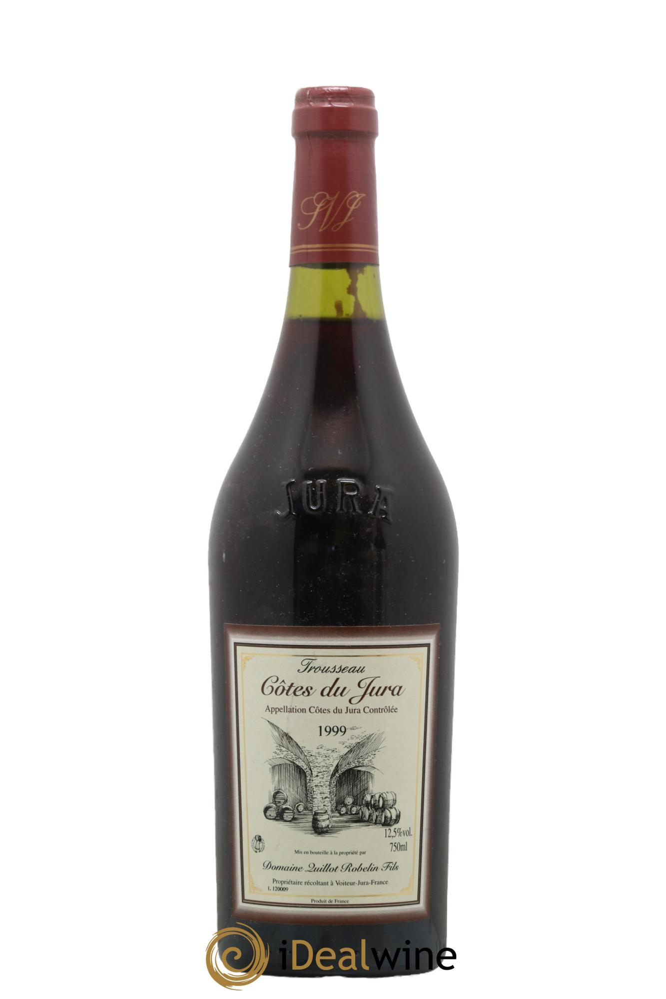 Côtes du Jura Trousseau Quillot Robelin 1999 - Lot of 1 bottle - 0