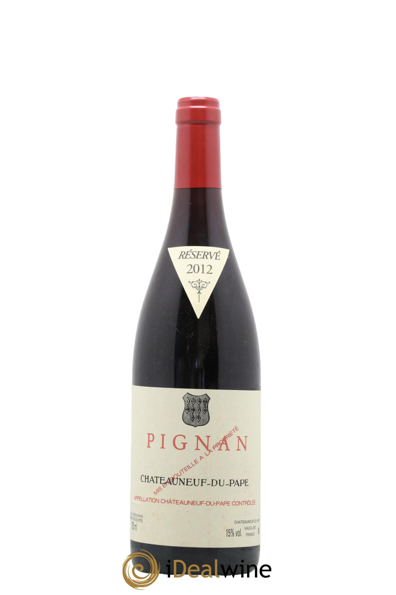 Châteauneuf-du-Pape Pignan Emmanuel Reynaud 2012 - Lot de 1 bouteille - 0