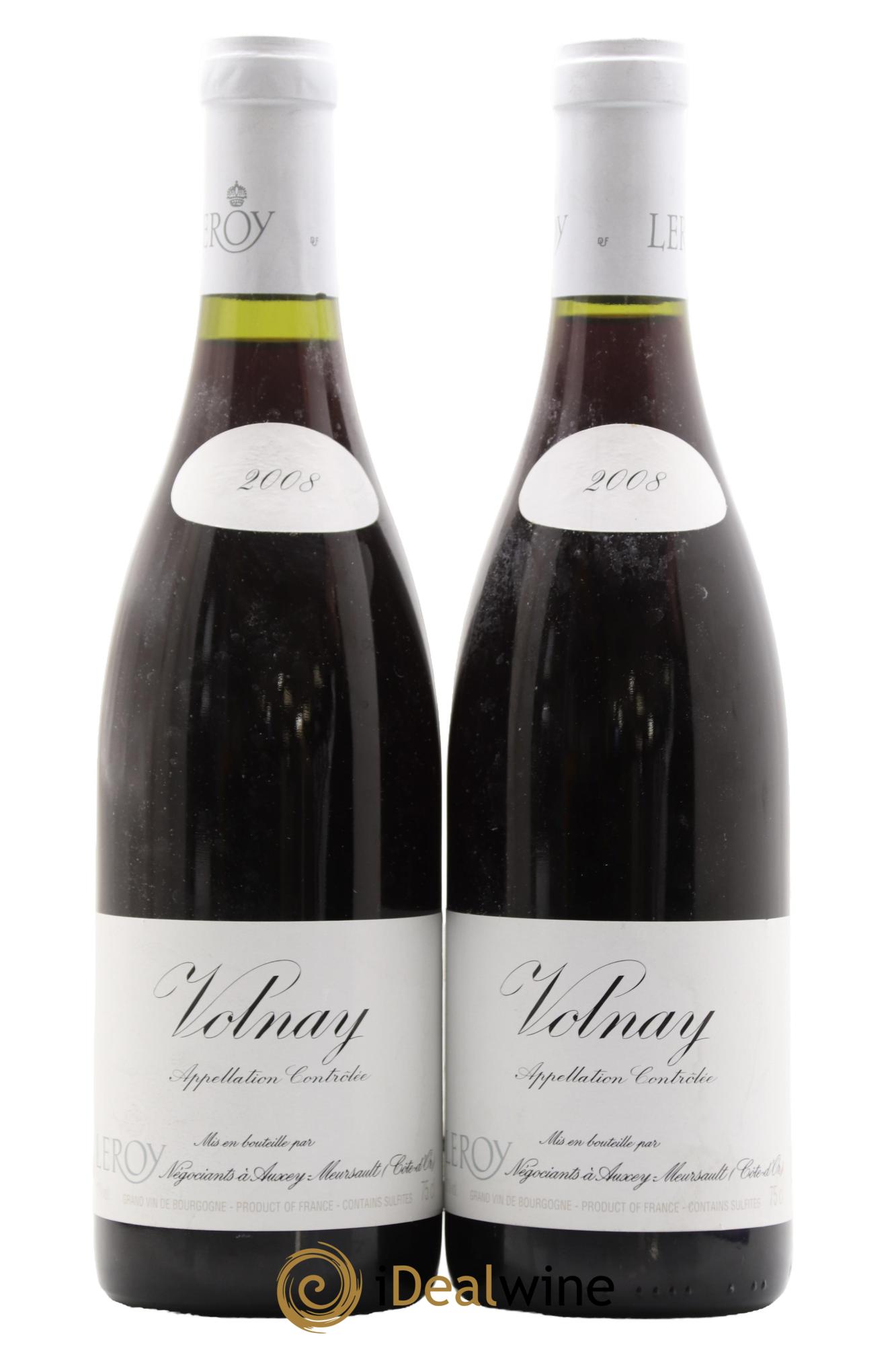 Volnay Leroy SA 2008 - Posten von 2 Flaschen - 0