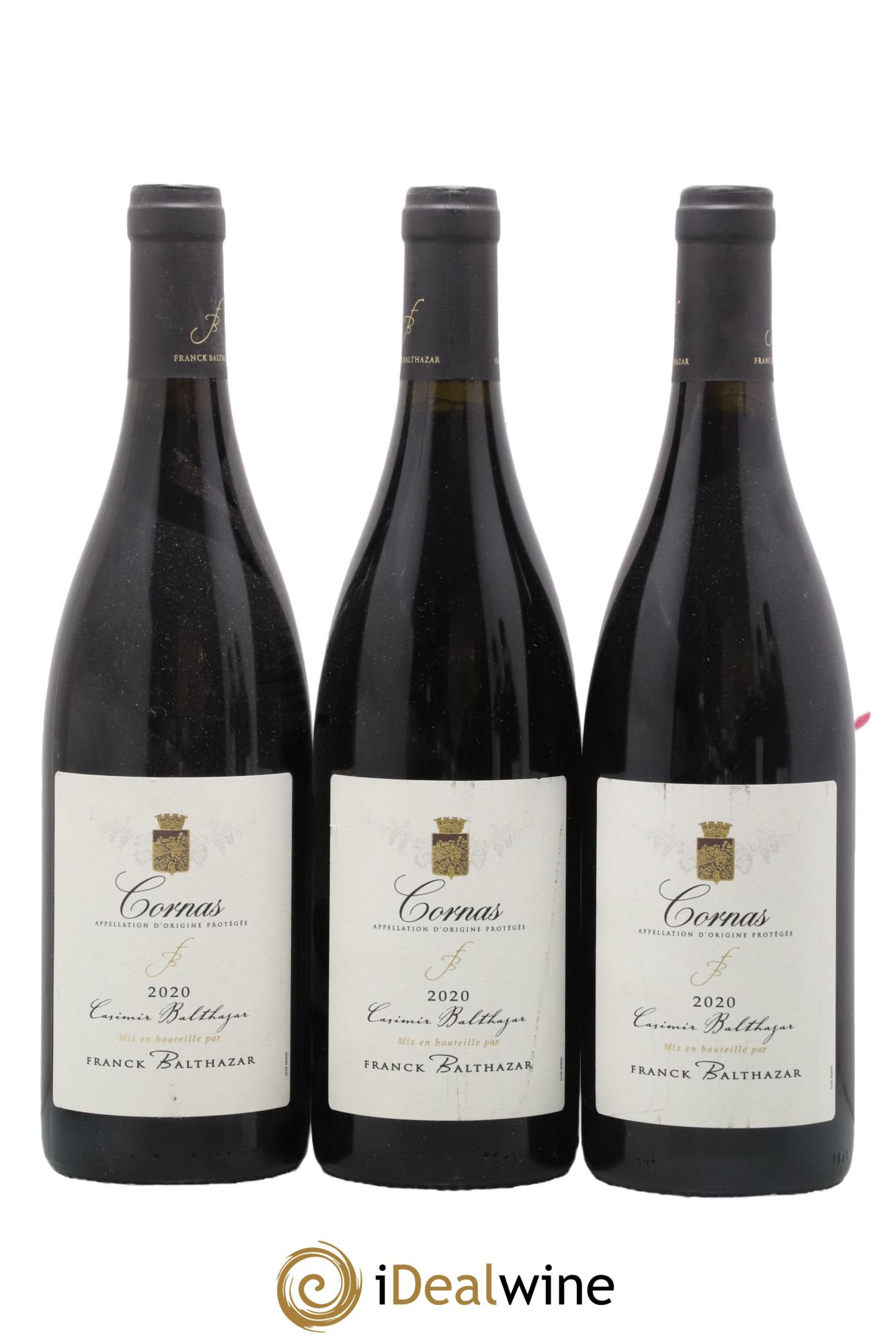 Cornas Cuvée Casimir Balthazar Franck Balthazar (Domaine) 2020 - Posten von 3 Flaschen - 0