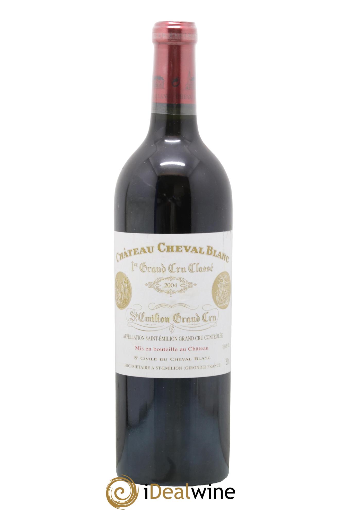 Château Cheval Blanc 1er Grand Cru Classé A 2004 - Posten von 1 Flasche - 0