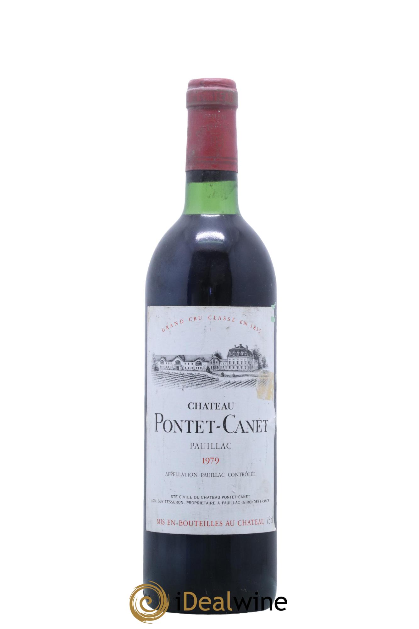 Château Pontet Canet 5ème Grand Cru Classé  1979 - Lot de 1 bouteille - 0