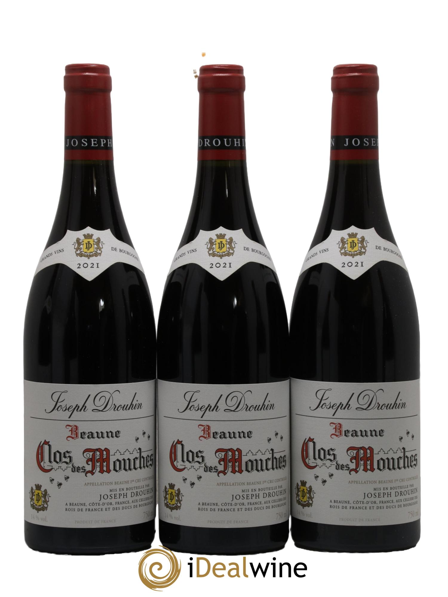 Beaune 1er Cru Clos des Mouches Joseph Drouhin 2021 - Lotto di 6 bottiglie - 1