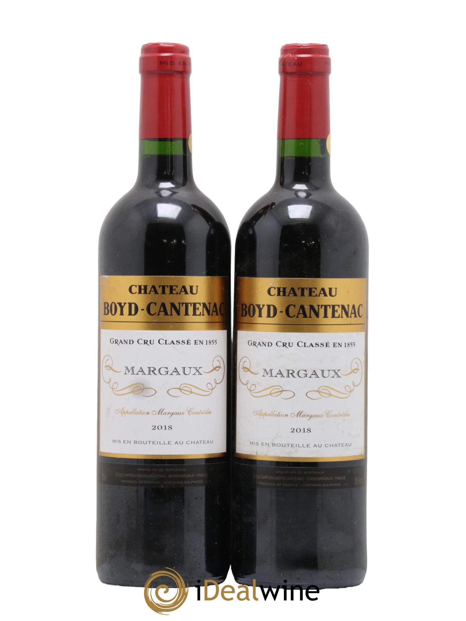 Château Boyd Cantenac 3ème Grand Cru Classé  2018 - Lotto di 2 bottiglie - 0