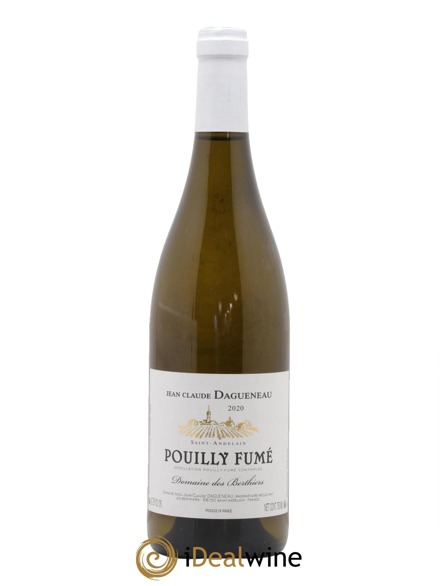 Pouilly-Fumé Domaine des Berthiers Jean-Claude Dagueneau 2020 - Lotto di 1 bottiglia - 0