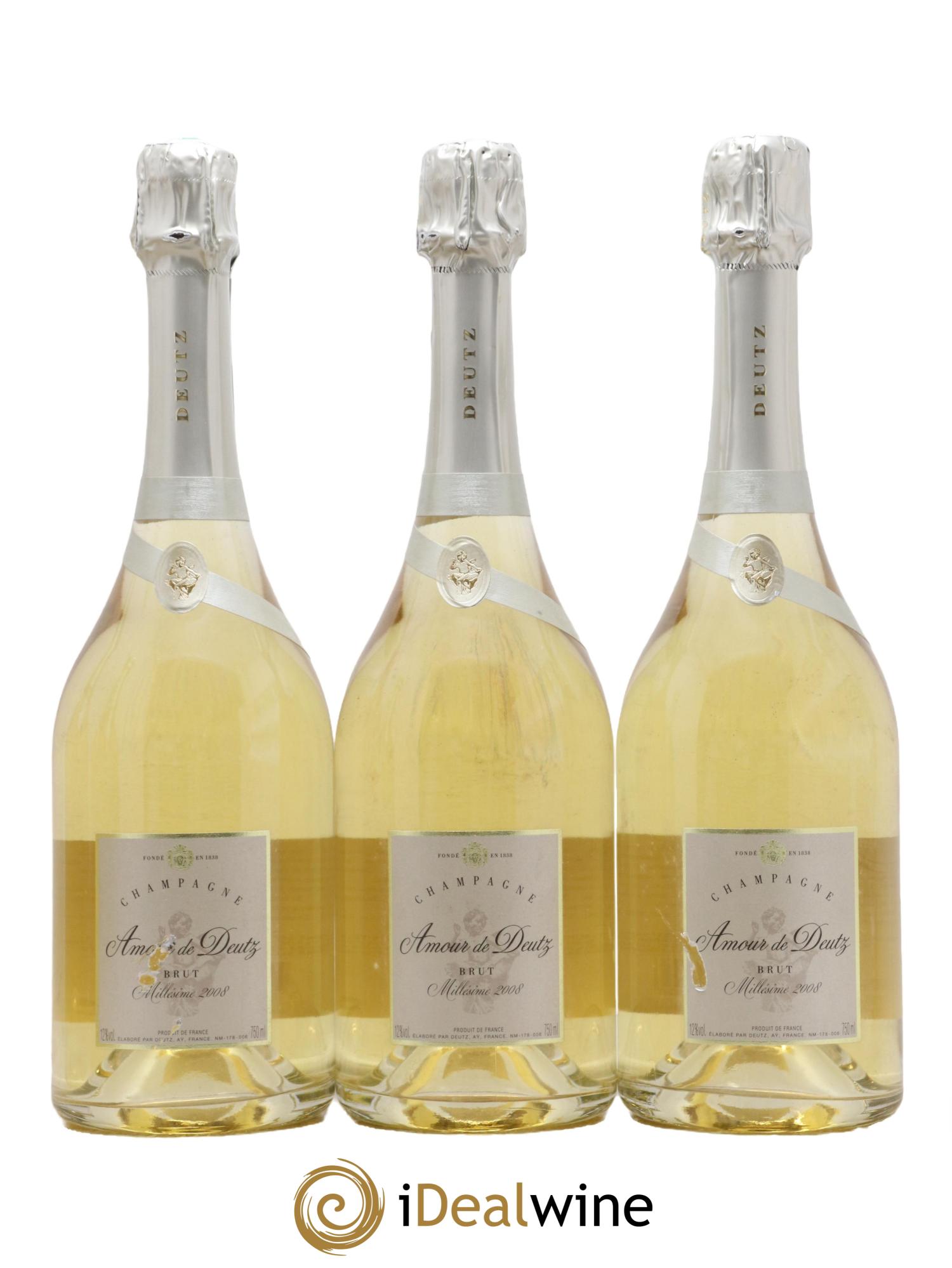 Amour de Deutz Brut Deutz 2008 - Lot de 3 bouteilles - 0