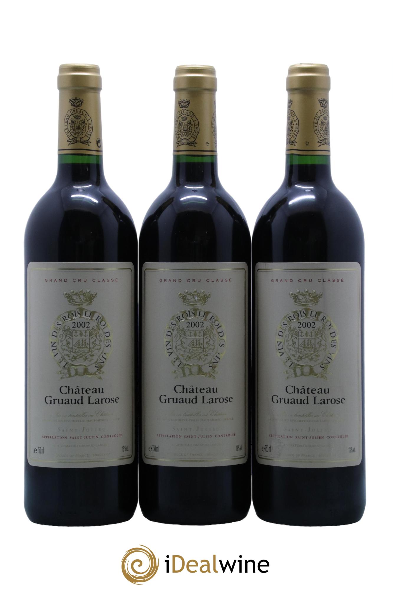 Château Gruaud Larose 2ème Grand Cru Classé  2002 - Posten von 6 Flaschen - 2