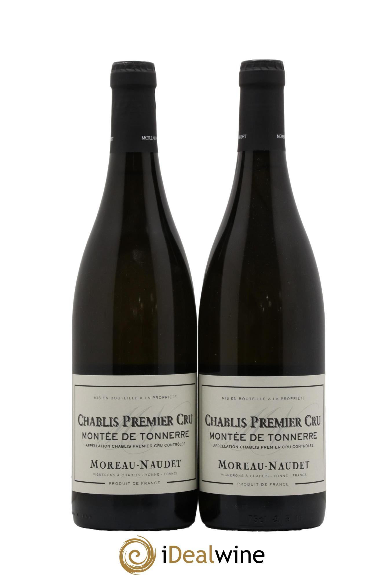 Chablis 1er Cru Montée de Tonnerre Moreau-Naudet 2018 - Lot de 2 bouteilles - 0