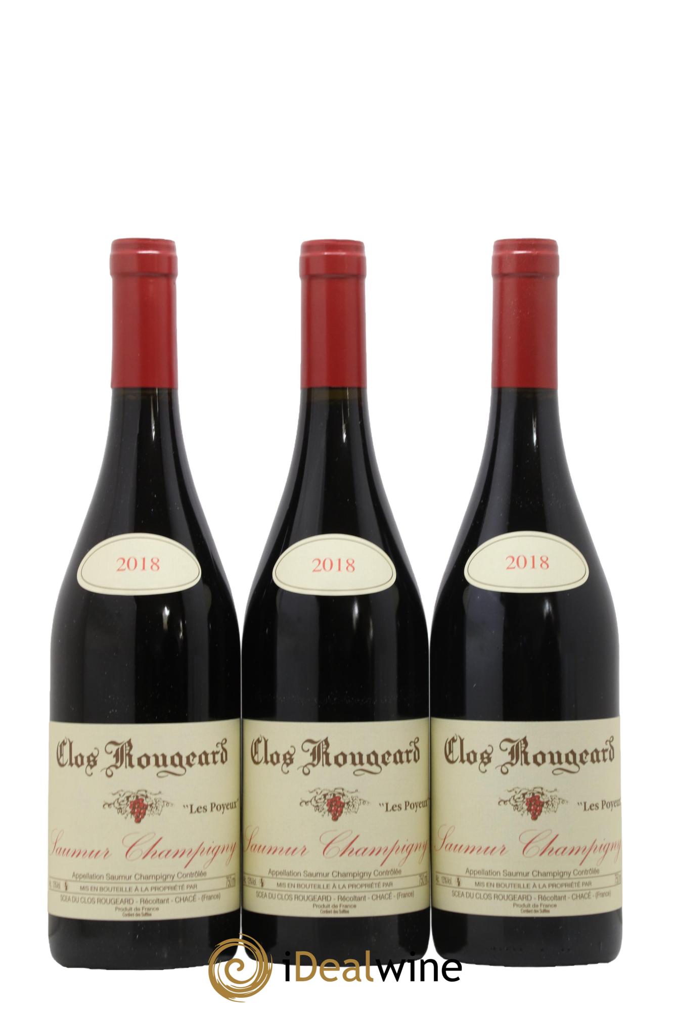 Saumur-Champigny Les Poyeux Clos Rougeard 2018 - Lot of 3 bottles - 0