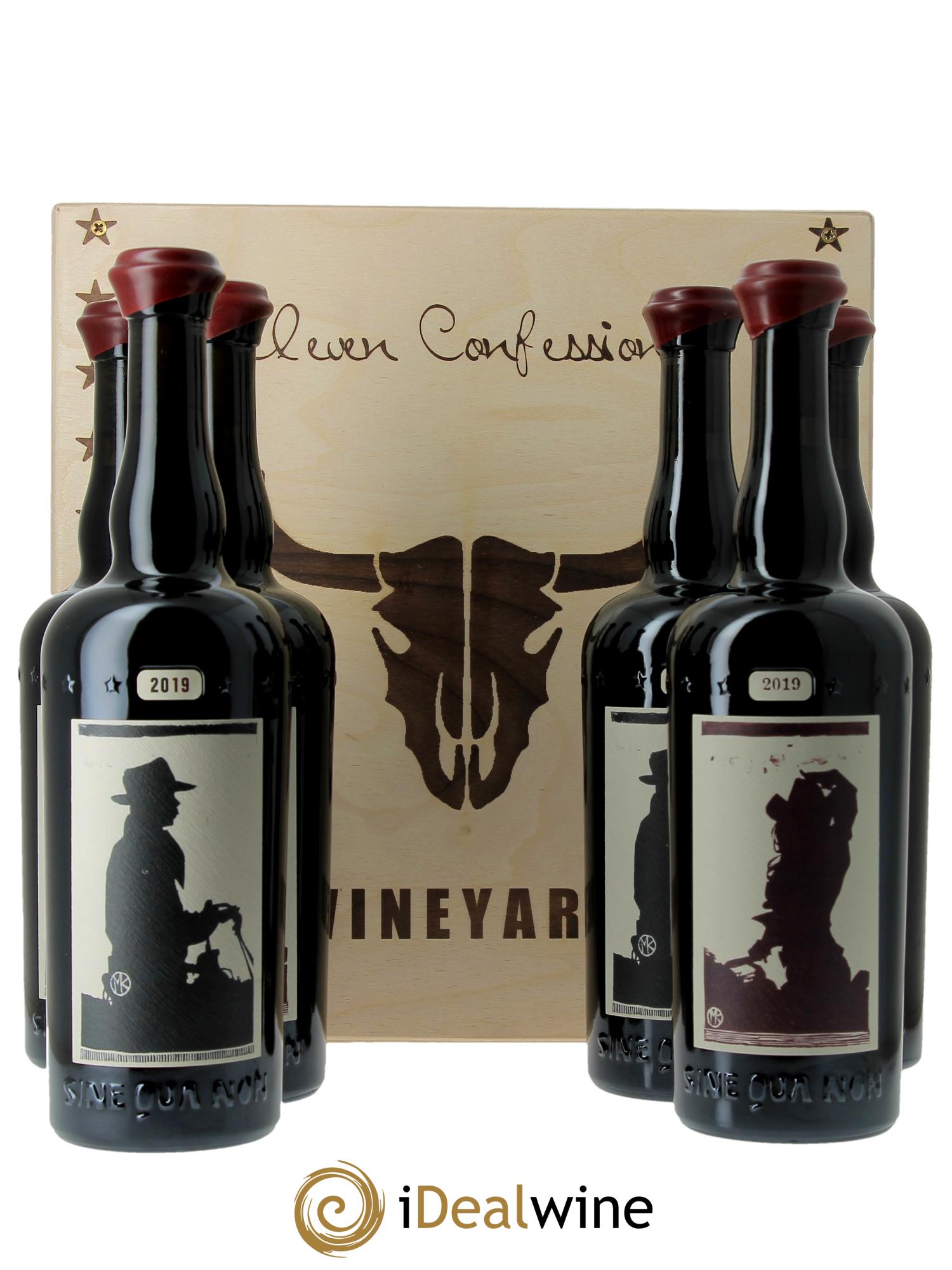 Santa Barbara Sine Qua Non Caisse Eleven Confessions Manfred Krankl (Cassetta in legno a partire da  1 bts) 2019 - Lotto di 1 bottiglia - 0