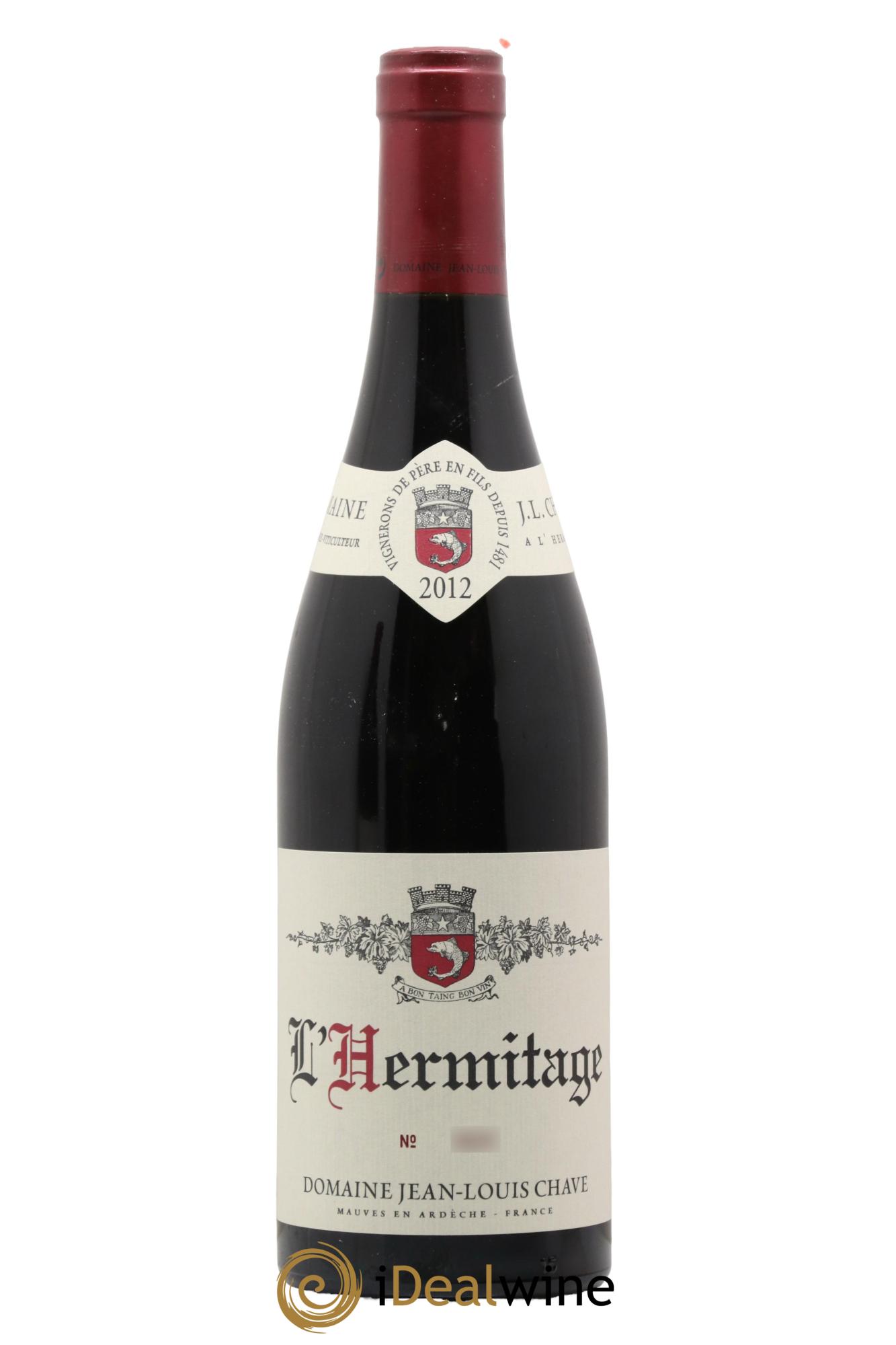 Hermitage Jean-Louis Chave 2012 - Lotto di 1 bottiglia - 0