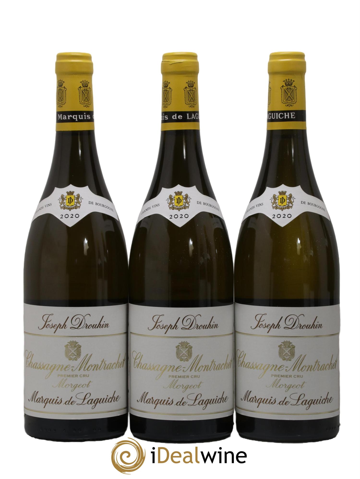 Chassagne-Montrachet 1er Cru Morgeot - Marquis de Laguiche Joseph Drouhin 2020 - Posten von 6 Flaschen - 1