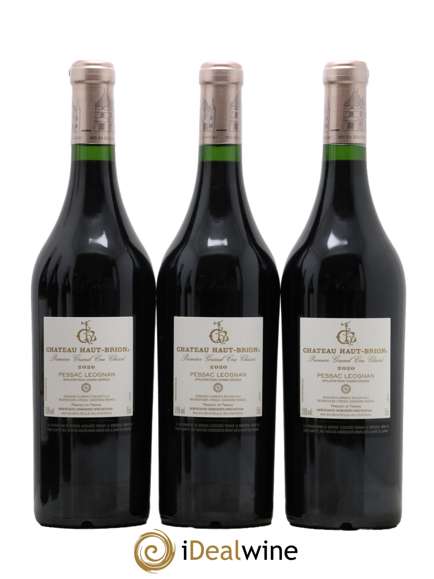 Château Haut Brion 1er Grand Cru Classé 2020 - Lotto di 6 bottiglie - 2