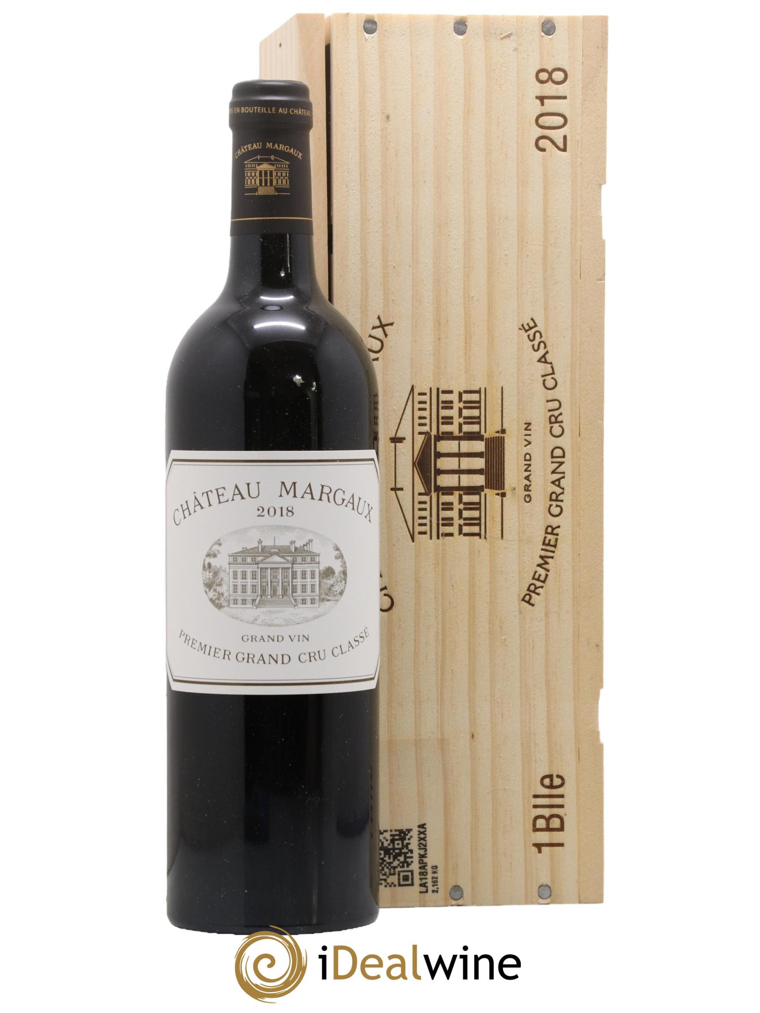 Château Margaux 1er Grand Cru Classé 2018 - Lot de 1 bouteille - 0