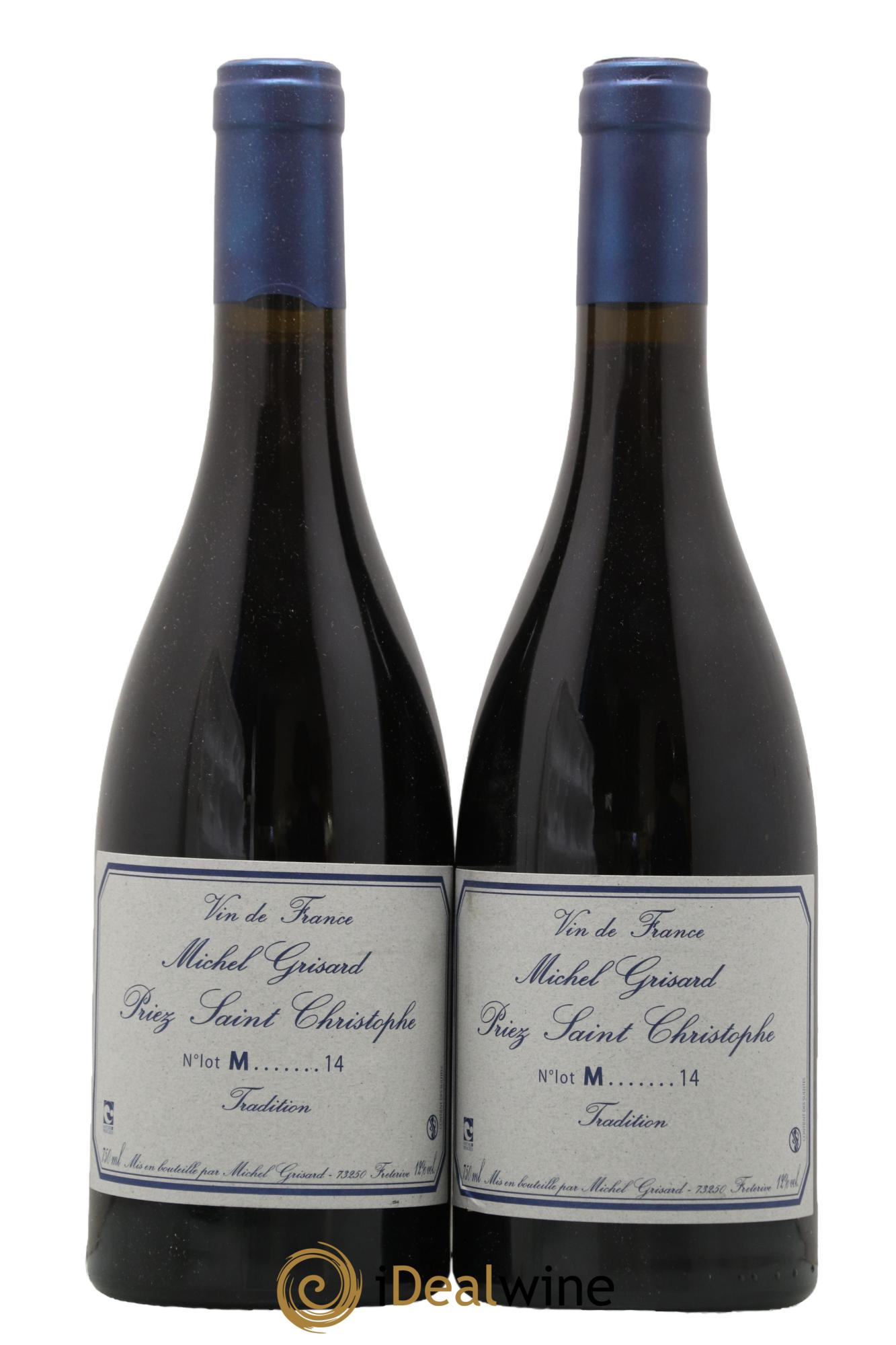 Vin de France Priez Saint Christophe Michel Grisard 2014 - Lotto di 2 bottiglie - 0