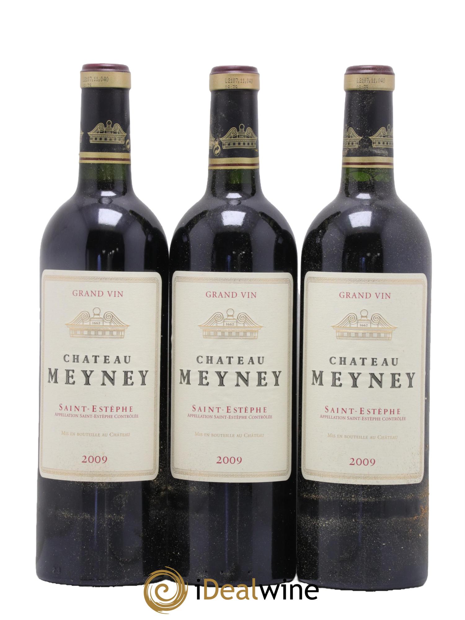 Château Meyney 2009 - Lot de 3 bouteilles - 0