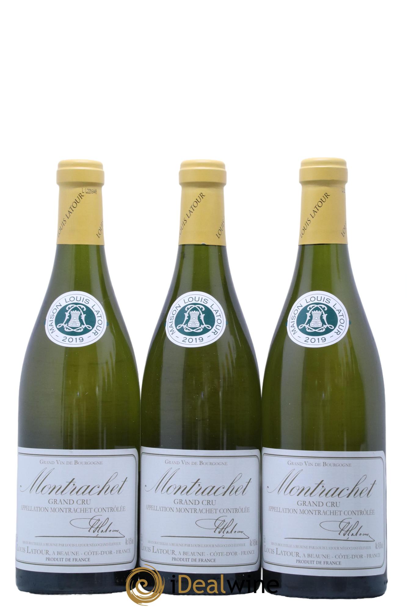 Montrachet Grand Cru Louis Latour 2019 - Lot of 6 bottles - 3