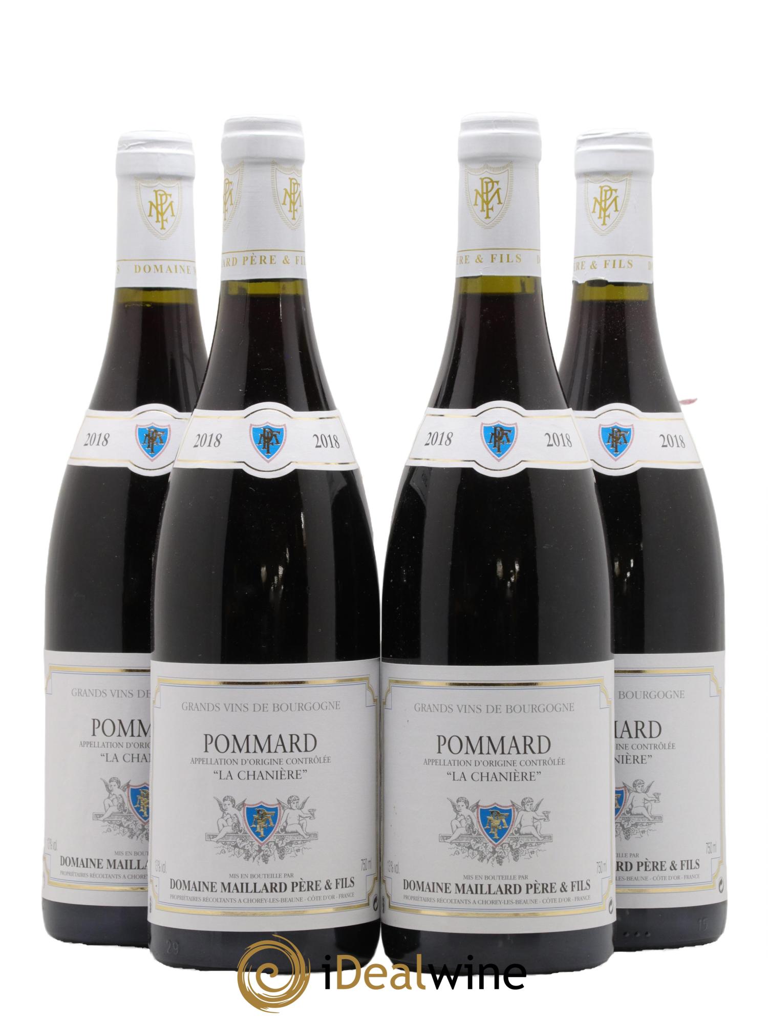 Pommard La Chanière Maillard et Fils (Domaine)  2018 - Posten von 4 Flaschen - 0