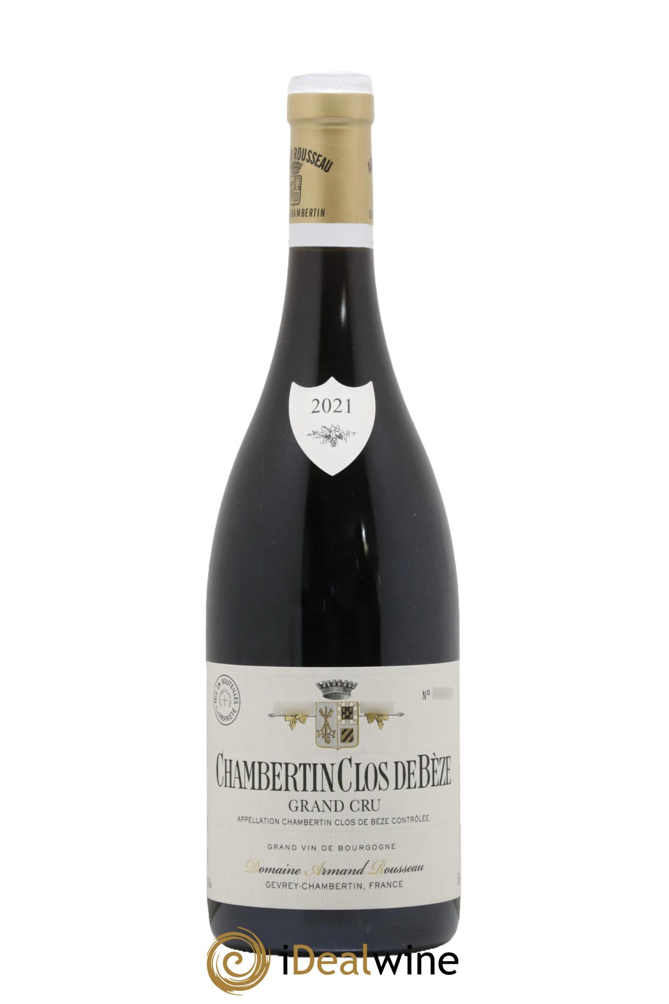 Chambertin Clos de Bèze Grand Cru Armand Rousseau (Domaine) 2021 - Lot de 1 bouteille - 0