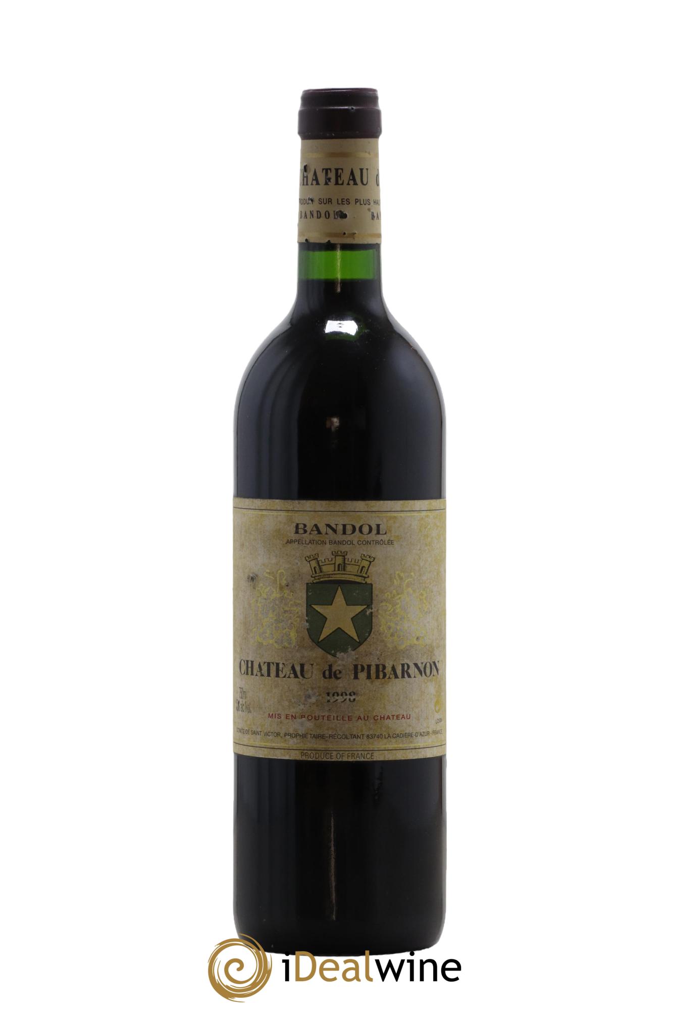 Bandol Château de Pibarnon Comte de Saint-Victor 1998 - Lotto di 1 bottiglia - 0