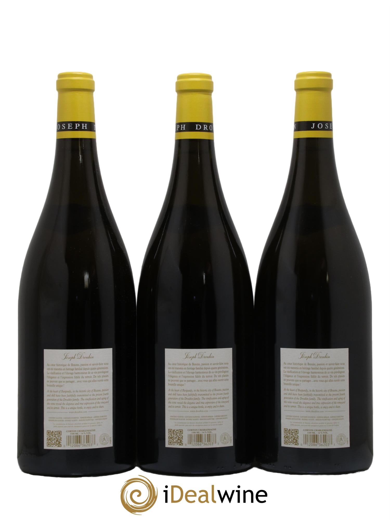 Corton-Charlemagne Grand Cru Joseph Drouhin 2019 - Posten von 3 Magnum - 1