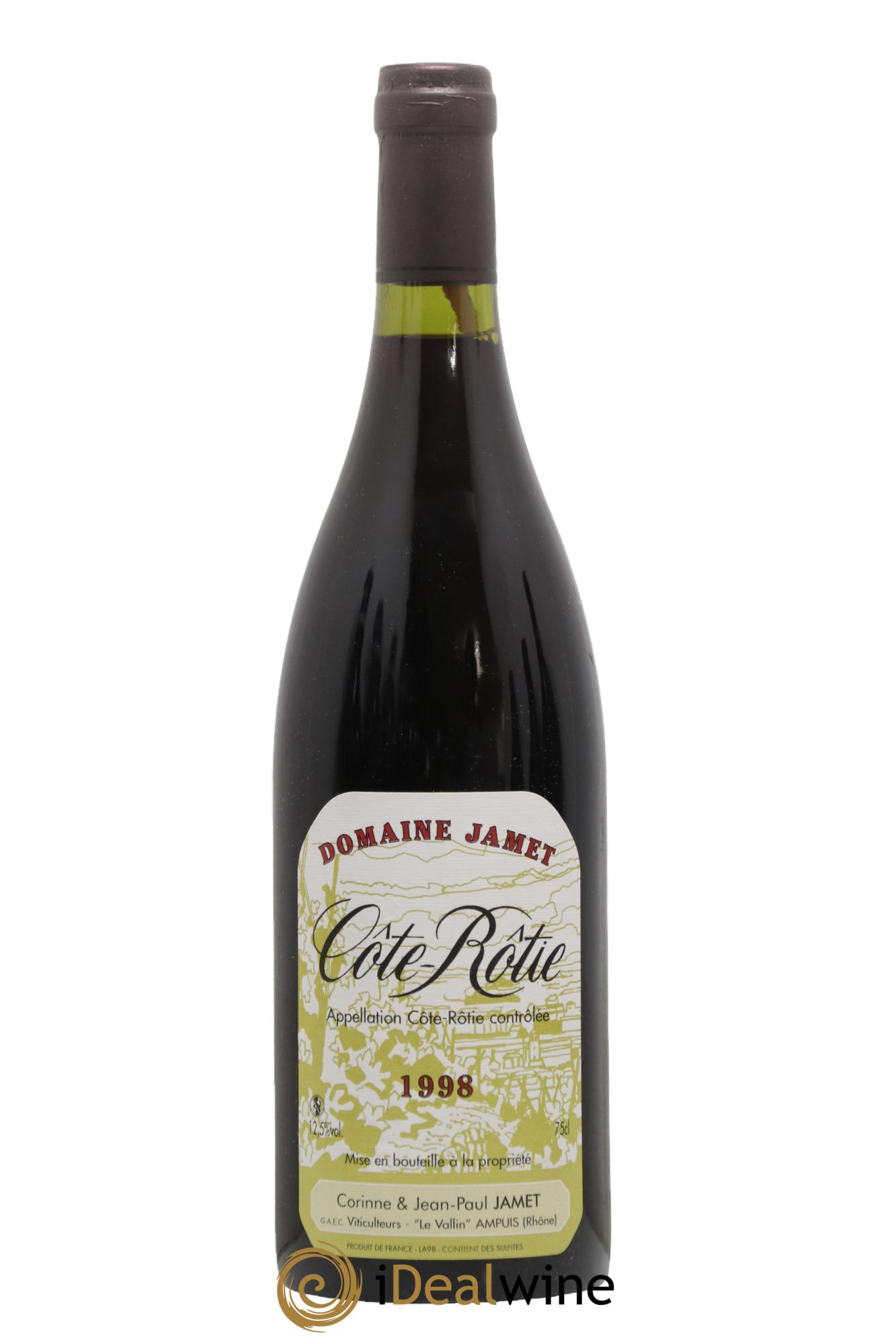 Côte-Rôtie Jamet (Domaine) 1998 - Posten von 1 Flasche - 0