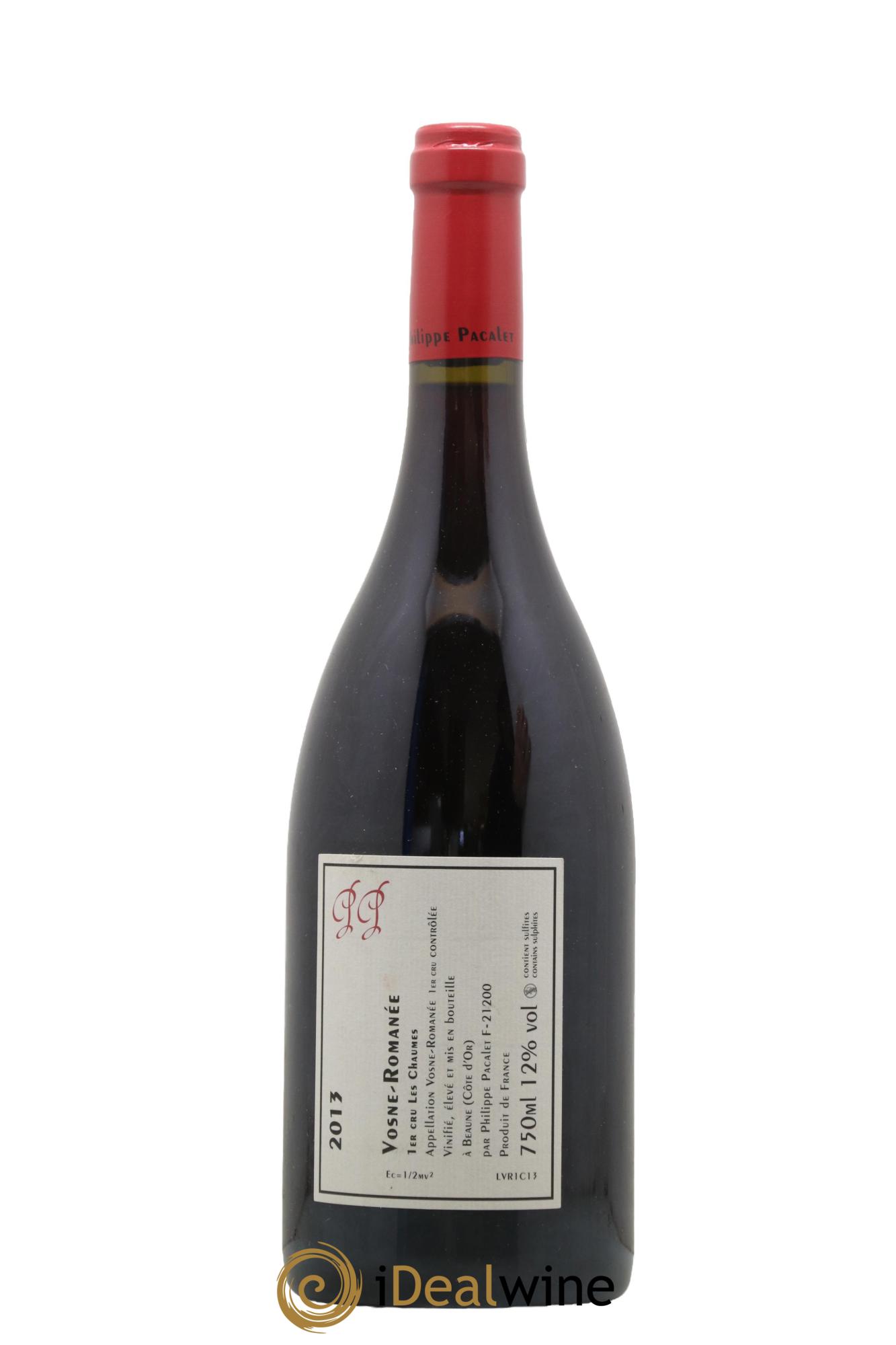 Vosne-Romanée 1er Cru Les Chaumes Philippe Pacalet 2013 - Posten von 1 Flasche - 1