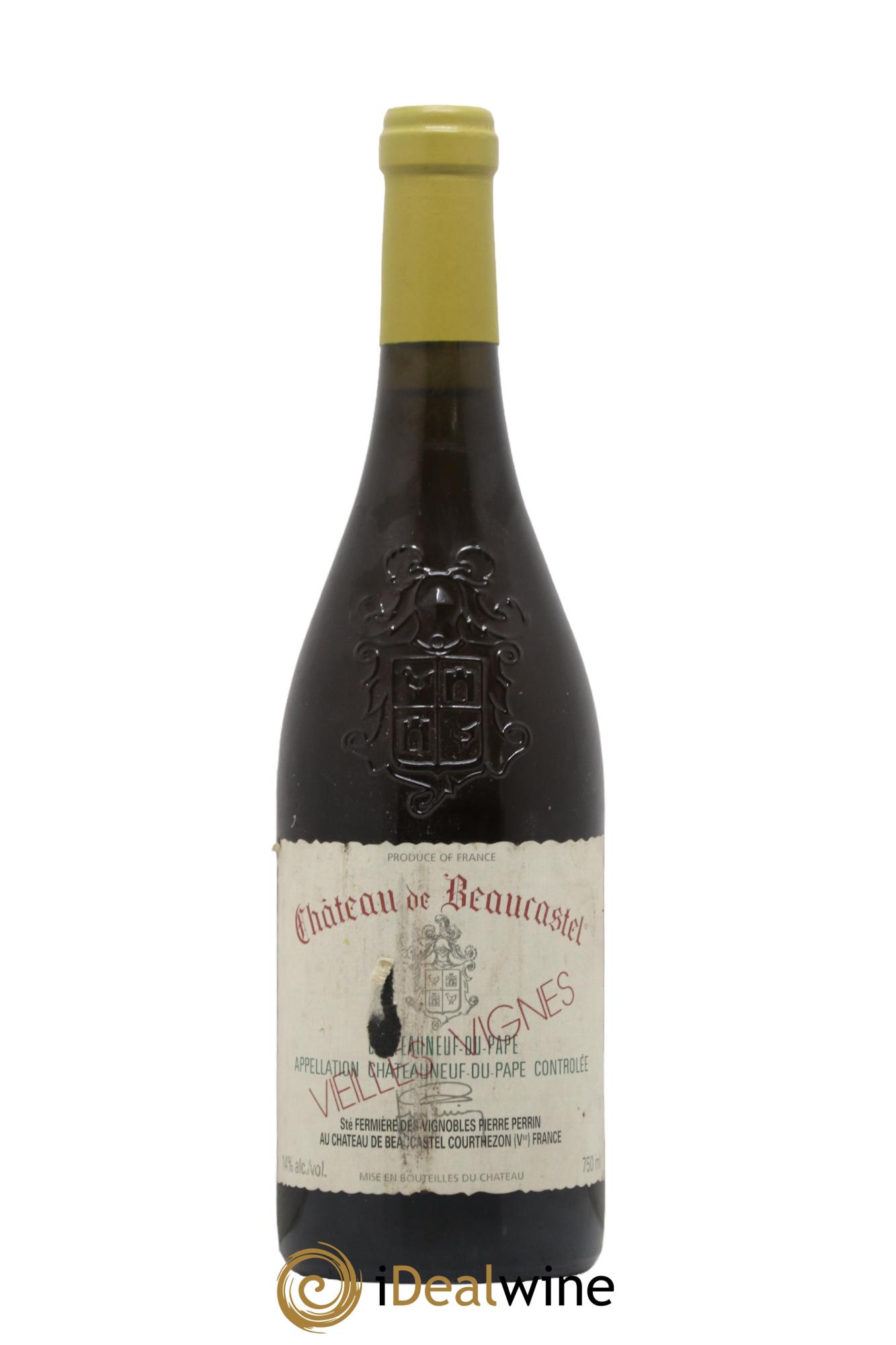 Châteauneuf-du-Pape Château de Château de Beaucastel Vieilles vignes Roussanne Famille Perrin 2005 - Lot of 1 bottle - 0