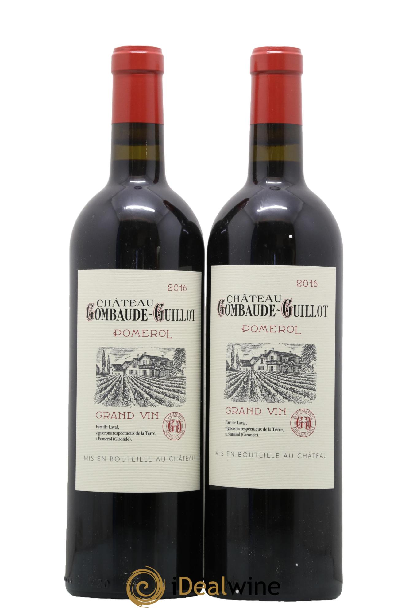 Château Gombaude Guillot  2016 - Lotto di 2 bottiglie - 0