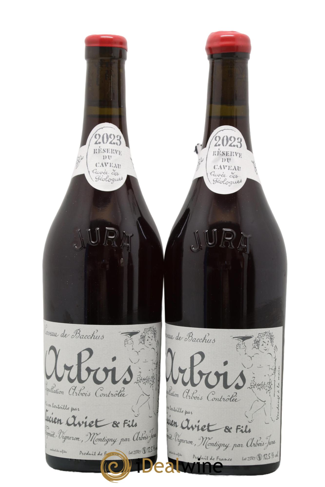 Arbois Trousseau Cuvee des Geologues Lucien Aviet 2023 - Lot of 2 bottles - 0