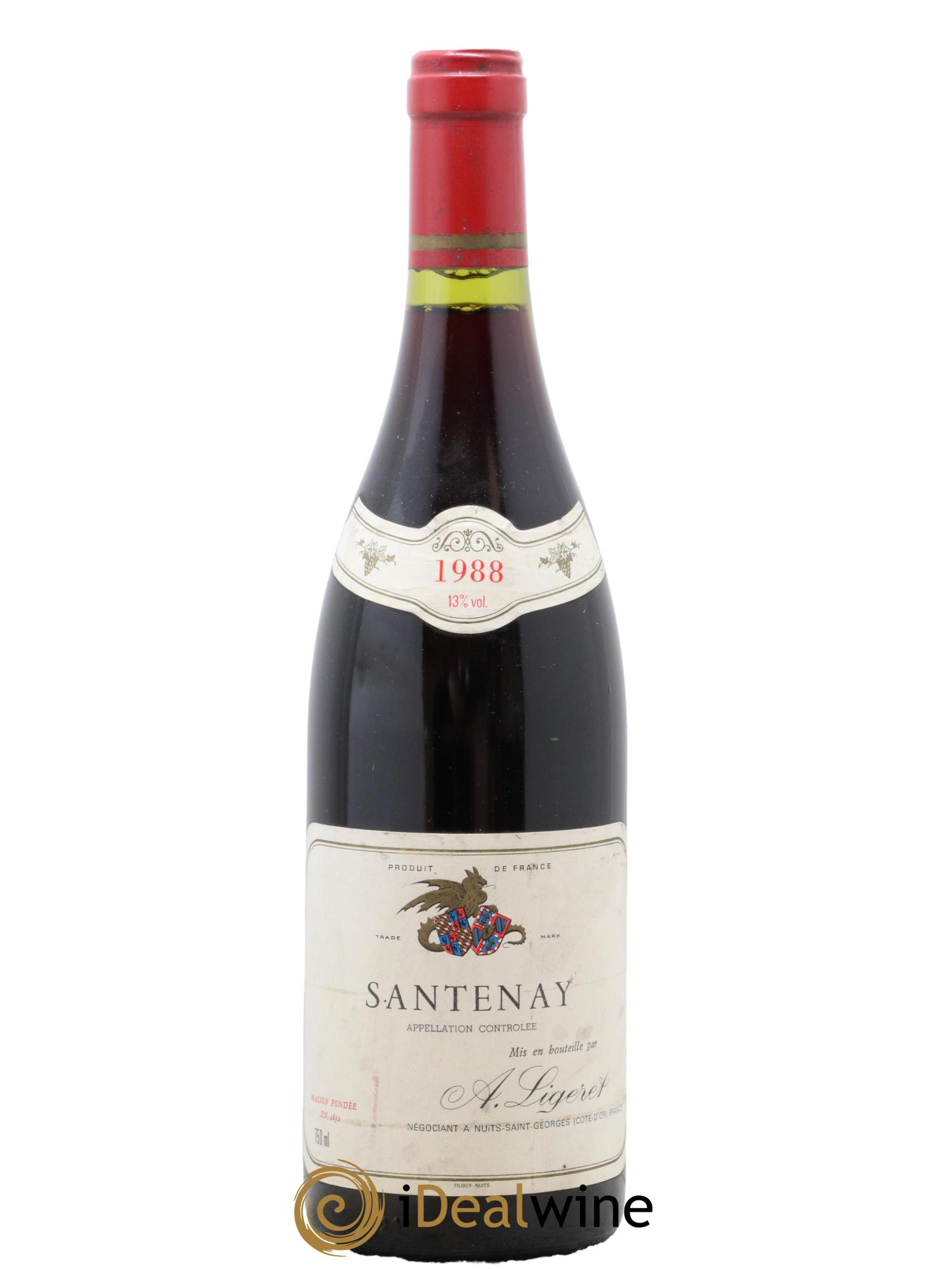 Santenay A Ligeret 1988 - Lotto di 1 bottiglia - 0