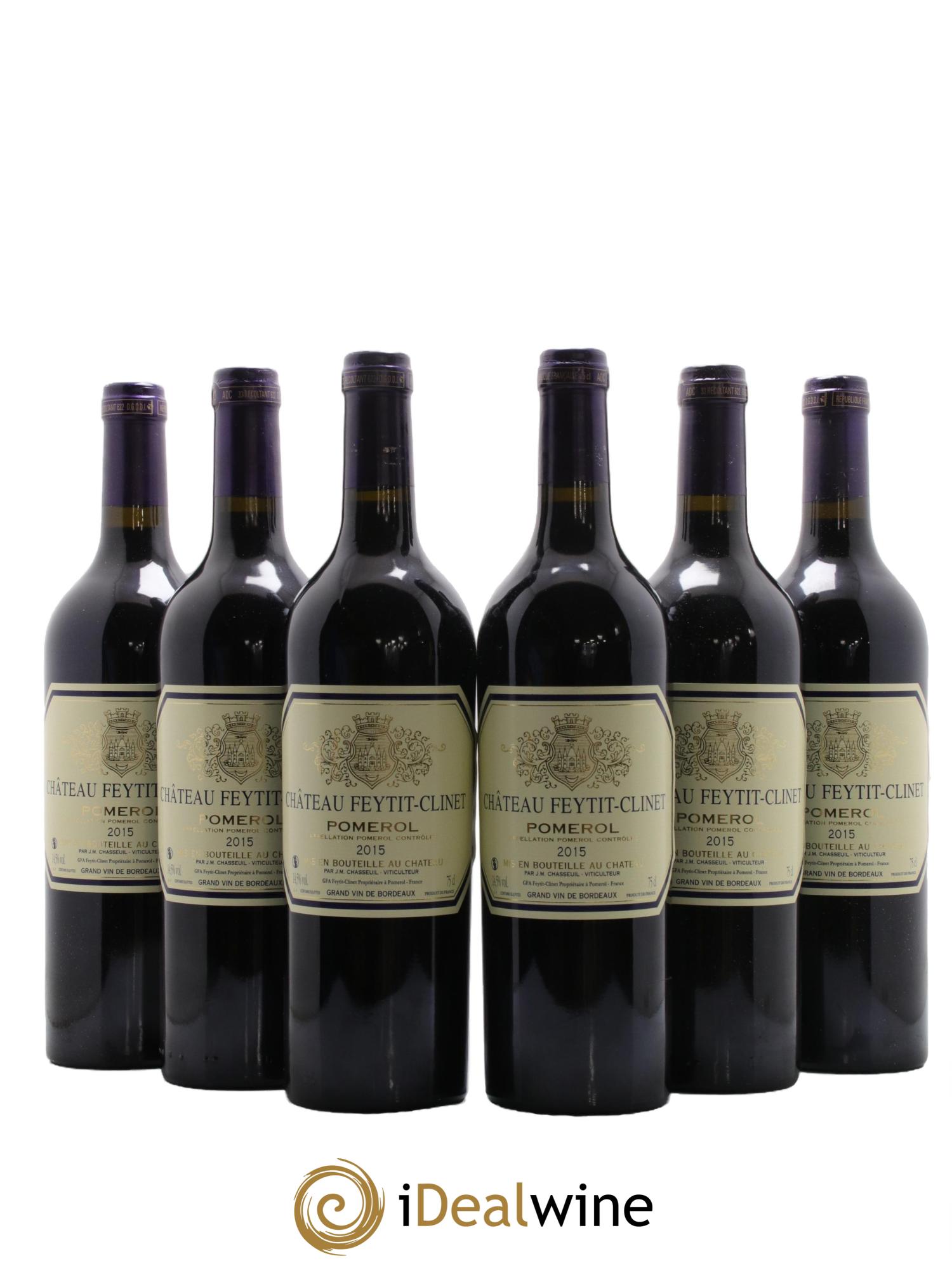 Château Feytit-Clinet 2015 - Lot de 6 bouteilles - 0