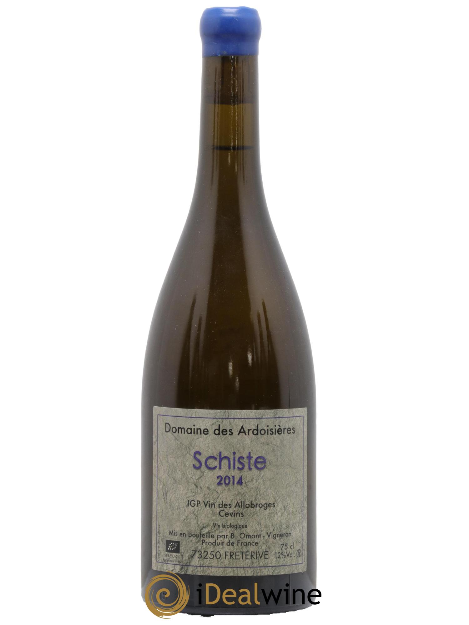 IGP Vin des Allobroges - Cevins Schiste Ardoisières (Domaine des) 2014 - Lot de 1 bouteille - 0