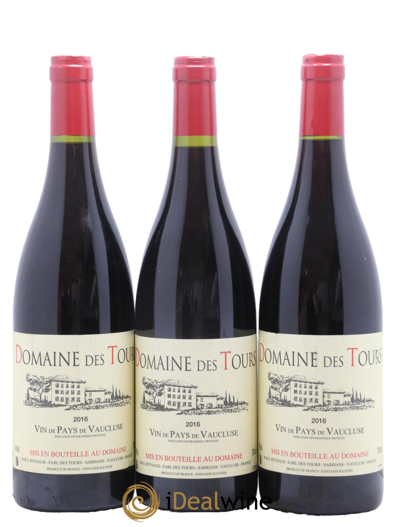 IGP Vaucluse (Vin de Pays de Vaucluse)  - Domaine des Tours Emmanuel Reynaud