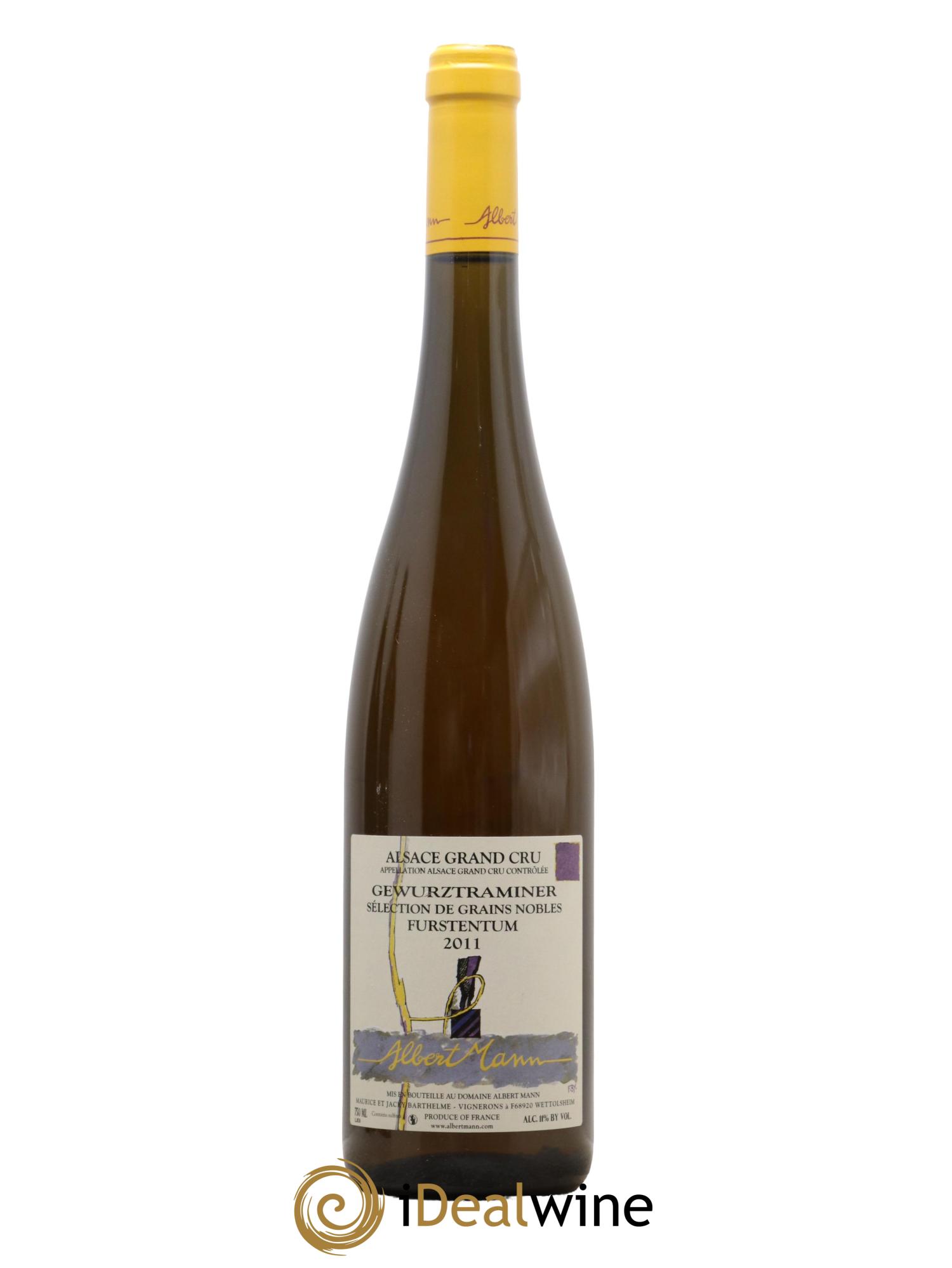 Alsace Gewurztraminer Sélection de Grains Nobles Grand Cru Furstentum Albert Mann 2011 - Lot de 1 bouteille - 0