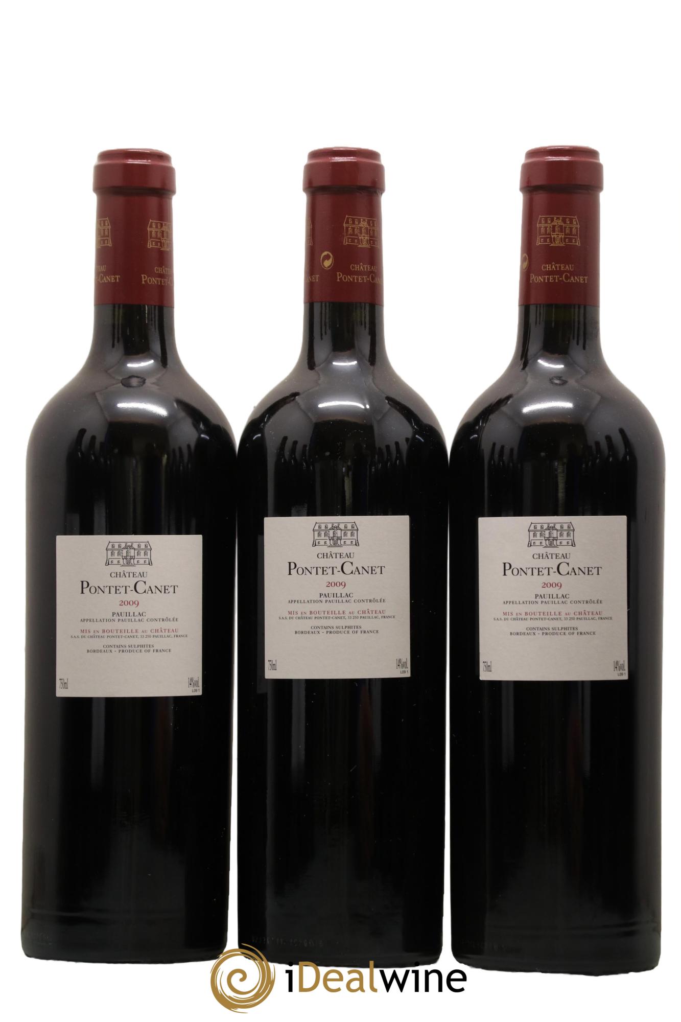 Château Pontet Canet 5ème Grand Cru Classé 2009 - Lotto di 12 bottiglie - 2