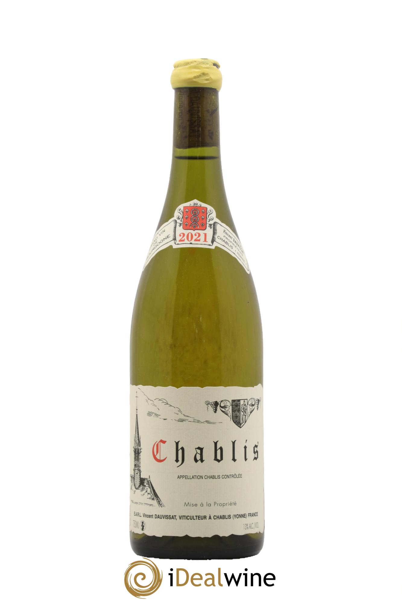 Chablis Vincent Dauvissat (Domaine)  2021 - Lot de 1 bouteille - 0