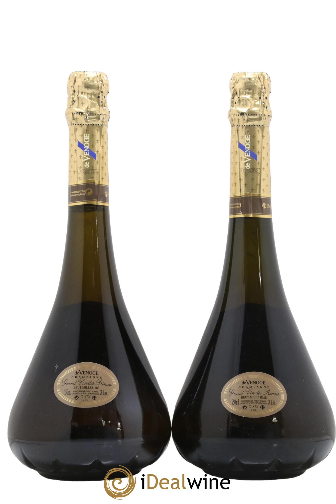 Cuvée des Princes De Venoge 1989 - Lot de 2 bouteilles - 1