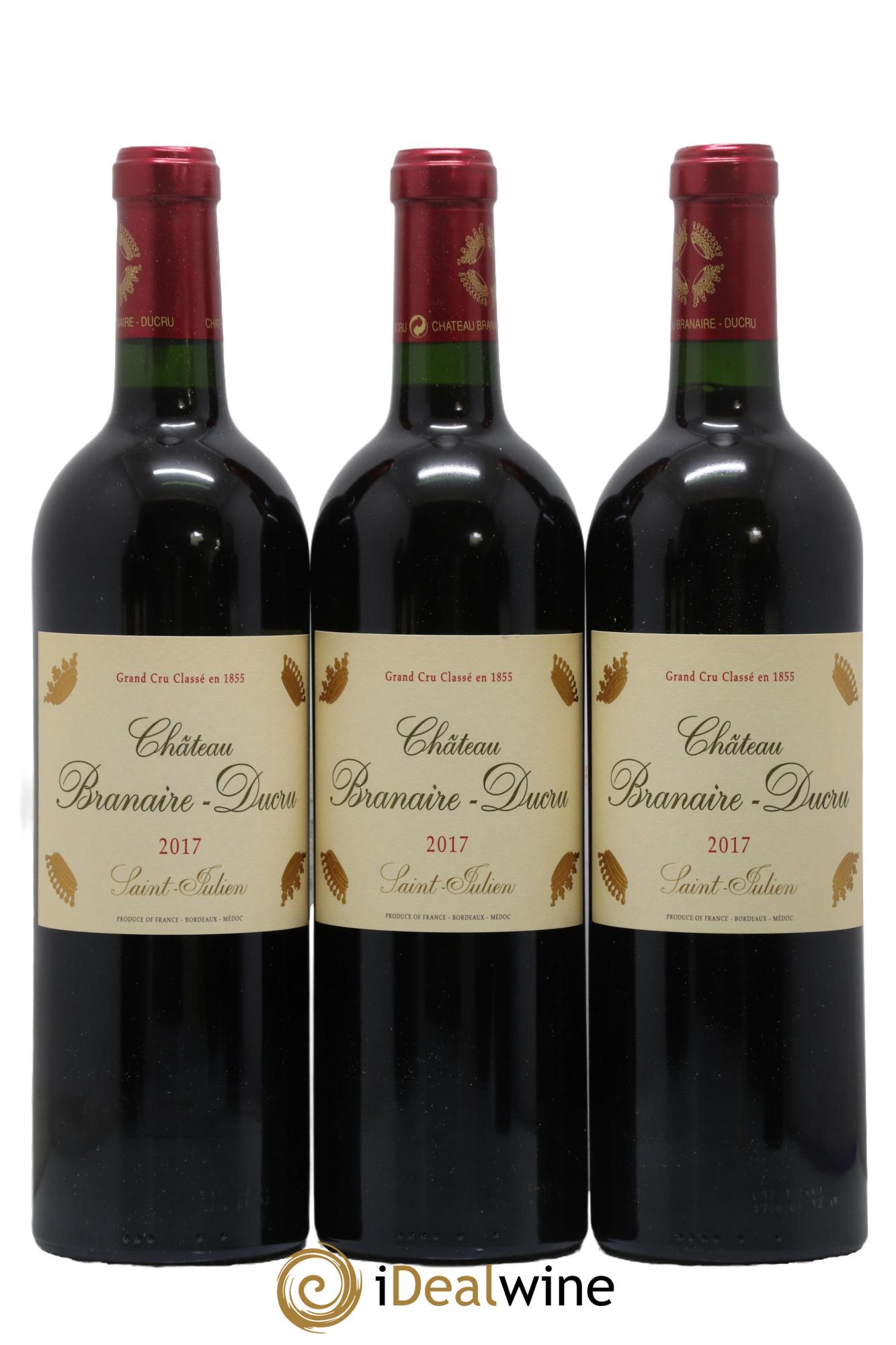 Château Branaire Ducru 4ème Grand Cru Classé  2017 - Lotto di 6 bottiglie - 1