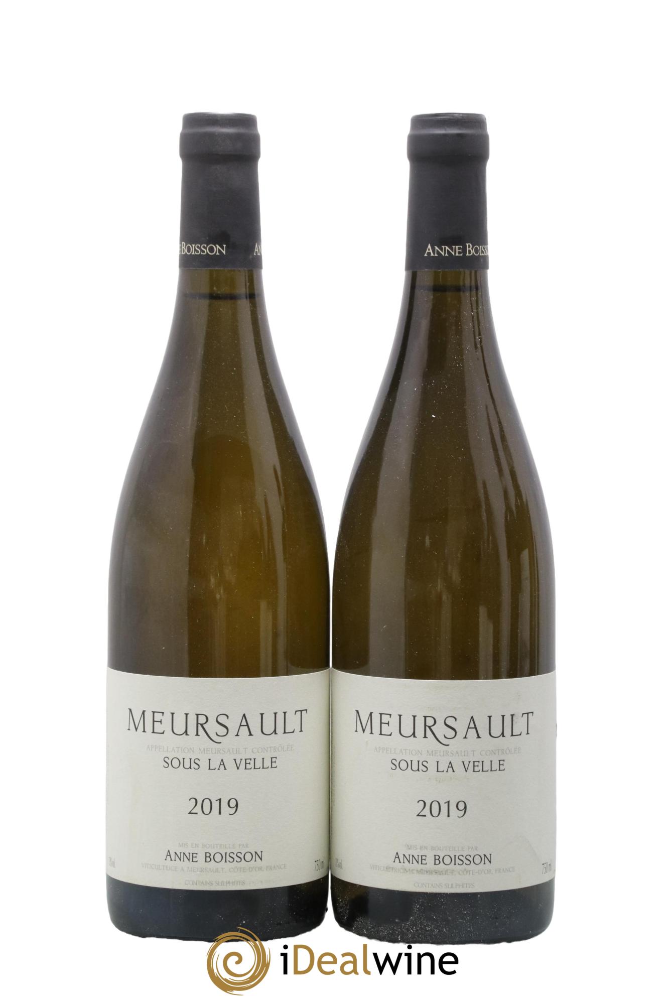 Meursault Sous la Velle Anne Boisson 2019 - Lot de 2 bouteilles - 0