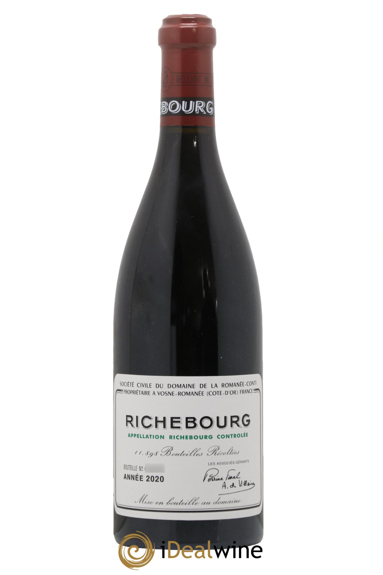 Richebourg Grand Cru Domaine de la Romanée-Conti 2020 - Lotto di 1 bottiglia - 0