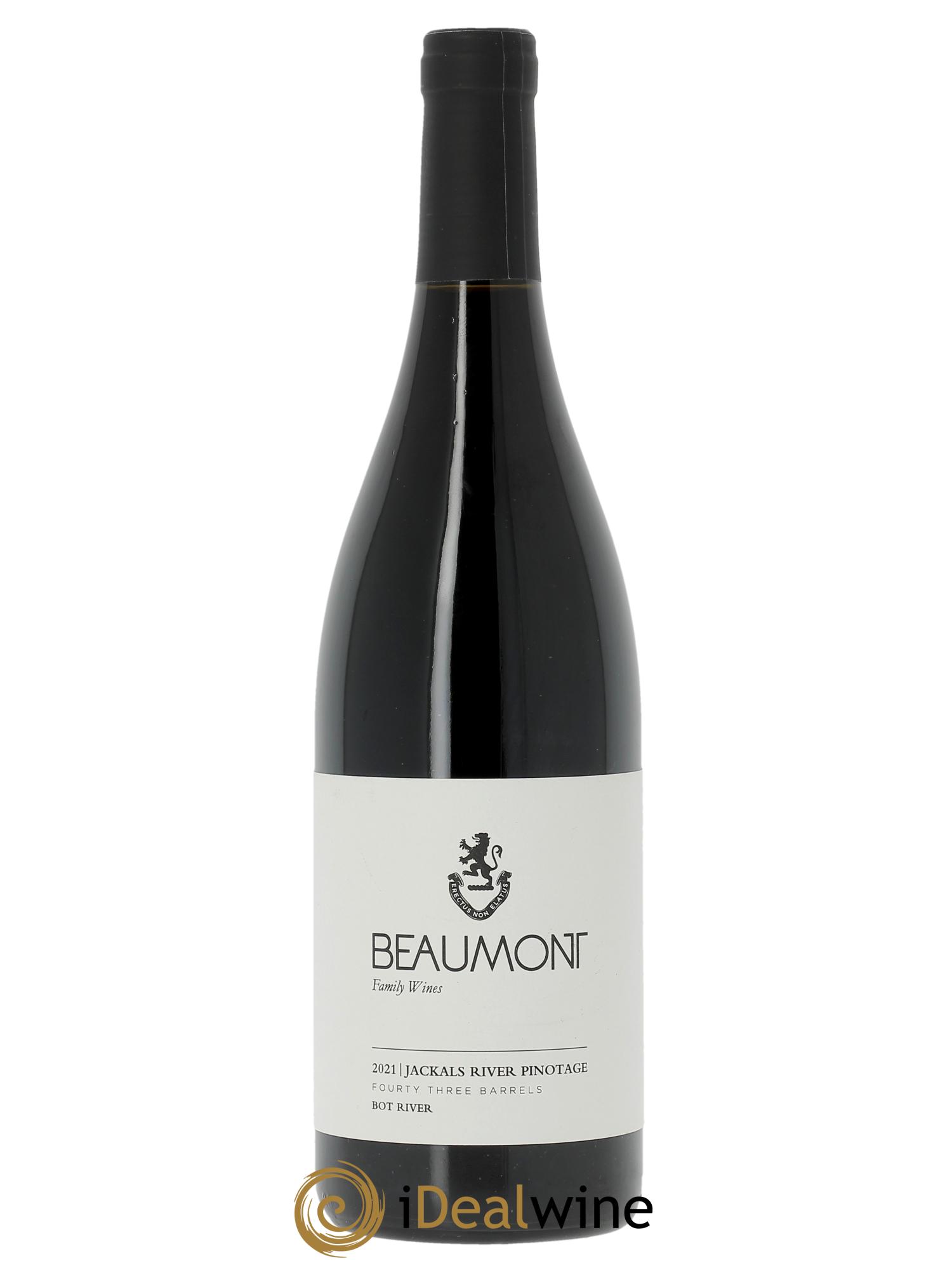 Western Cape Beaumont Family Wines Jackal's River Pinotage  2021 - Lotto di 1 bottiglia - 0