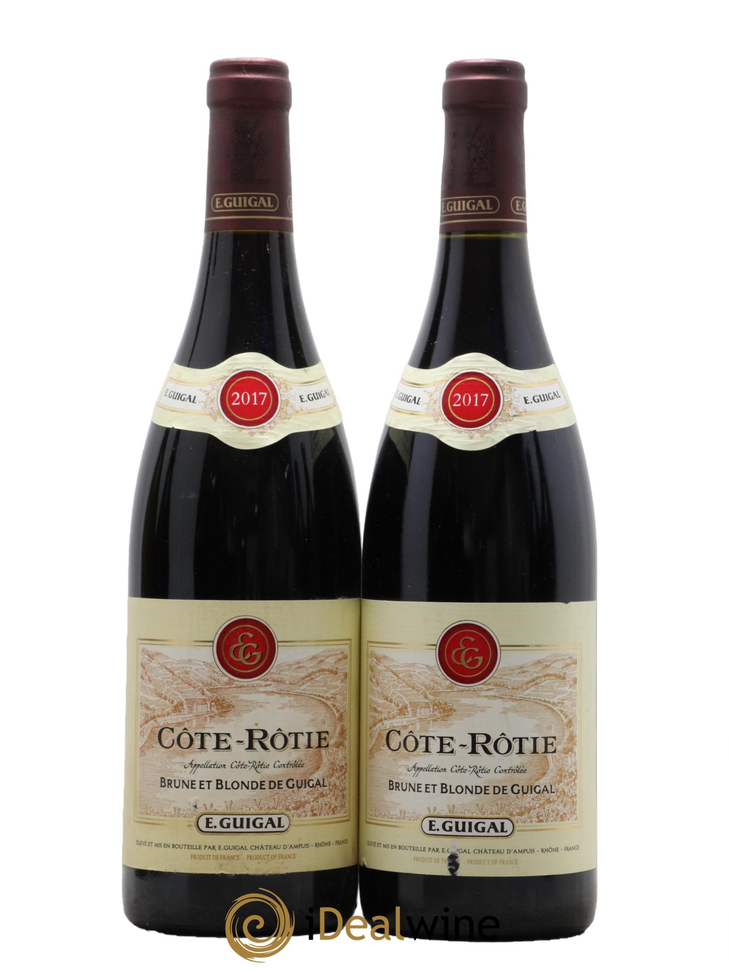 Côte-Rôtie Côtes Brune et Blonde Guigal  2017 - Lotto di 2 bottiglie - 0