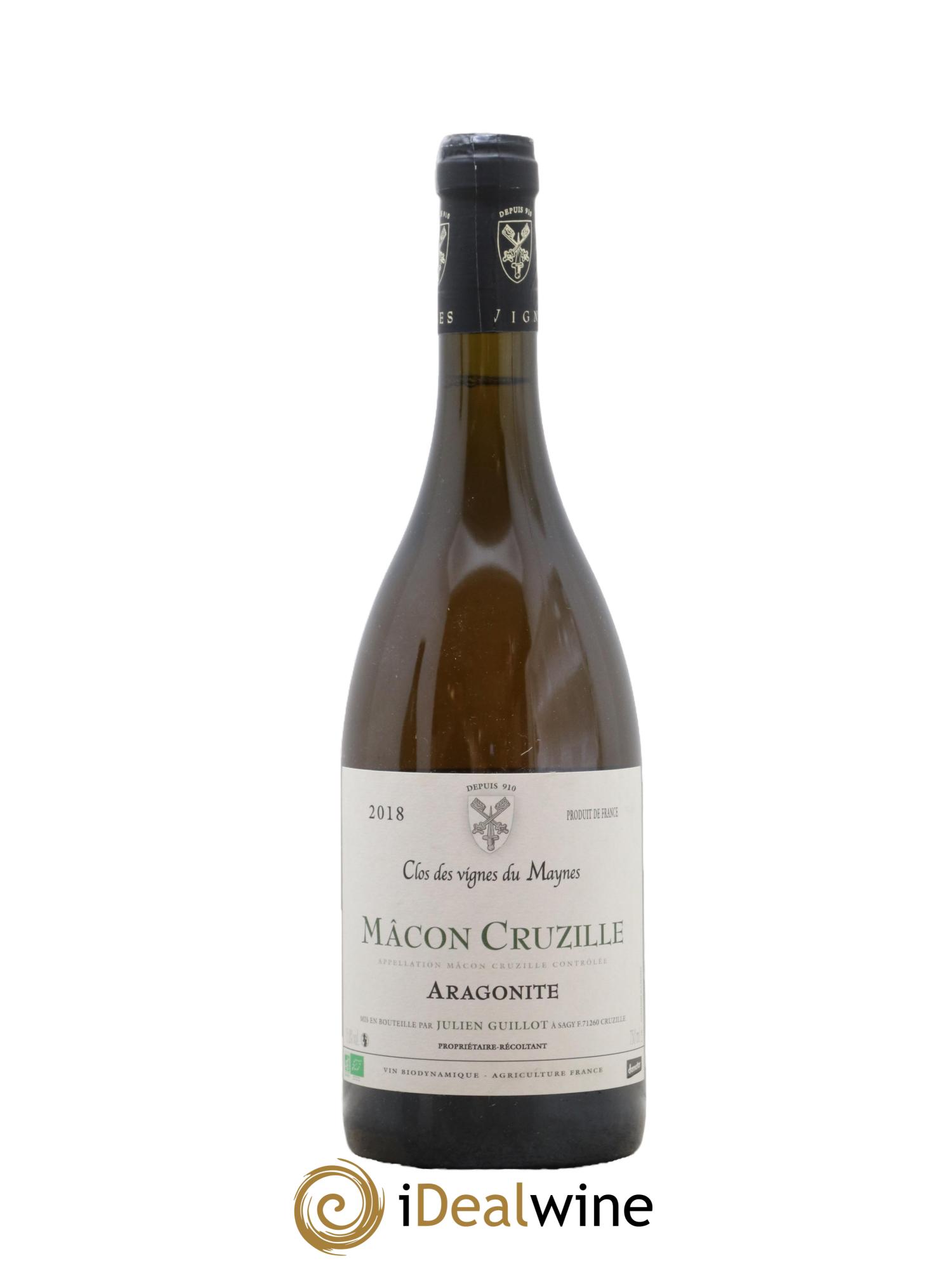 Mâcon Cruzille Aragonite Les Vignes du Maynes 2018 - Lotto di 1 bottiglia - 0