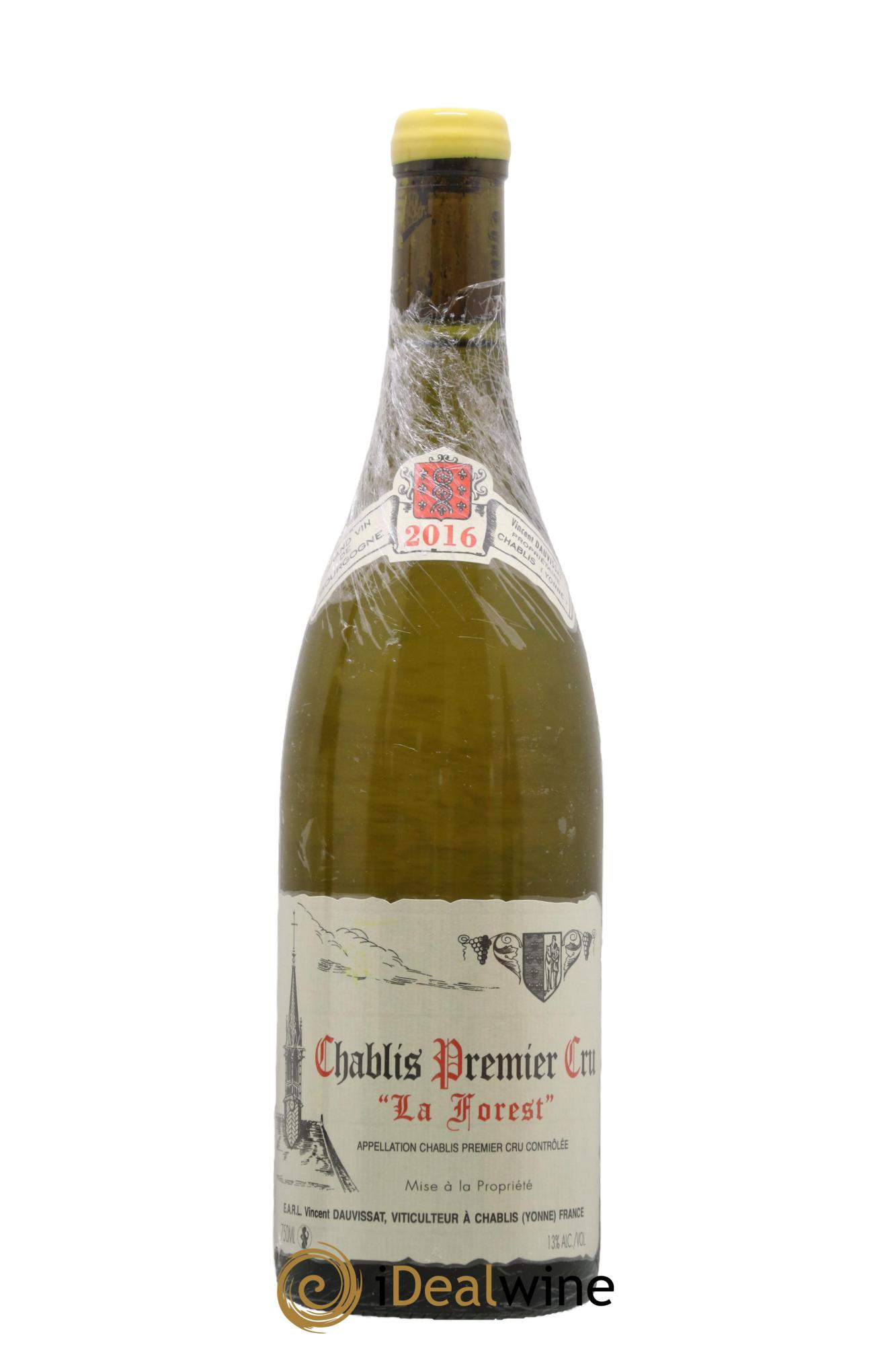 Chablis 1er Cru La Forest Vincent Dauvissat (Domaine) 2016 - Lot de 1 bouteille - 0