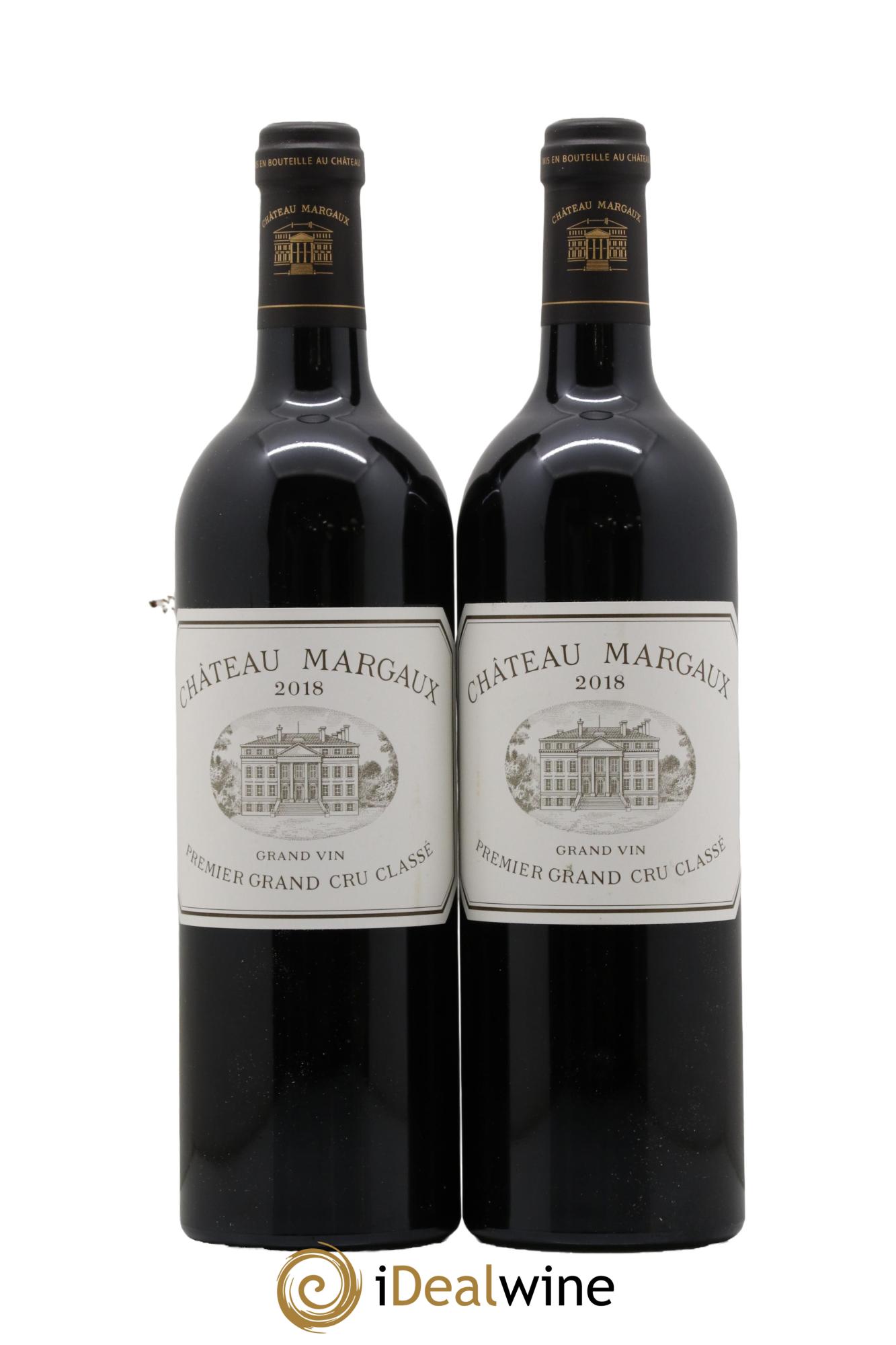 Château Margaux 1er Grand Cru Classé 2018 - Lot de 2 bouteilles - 0