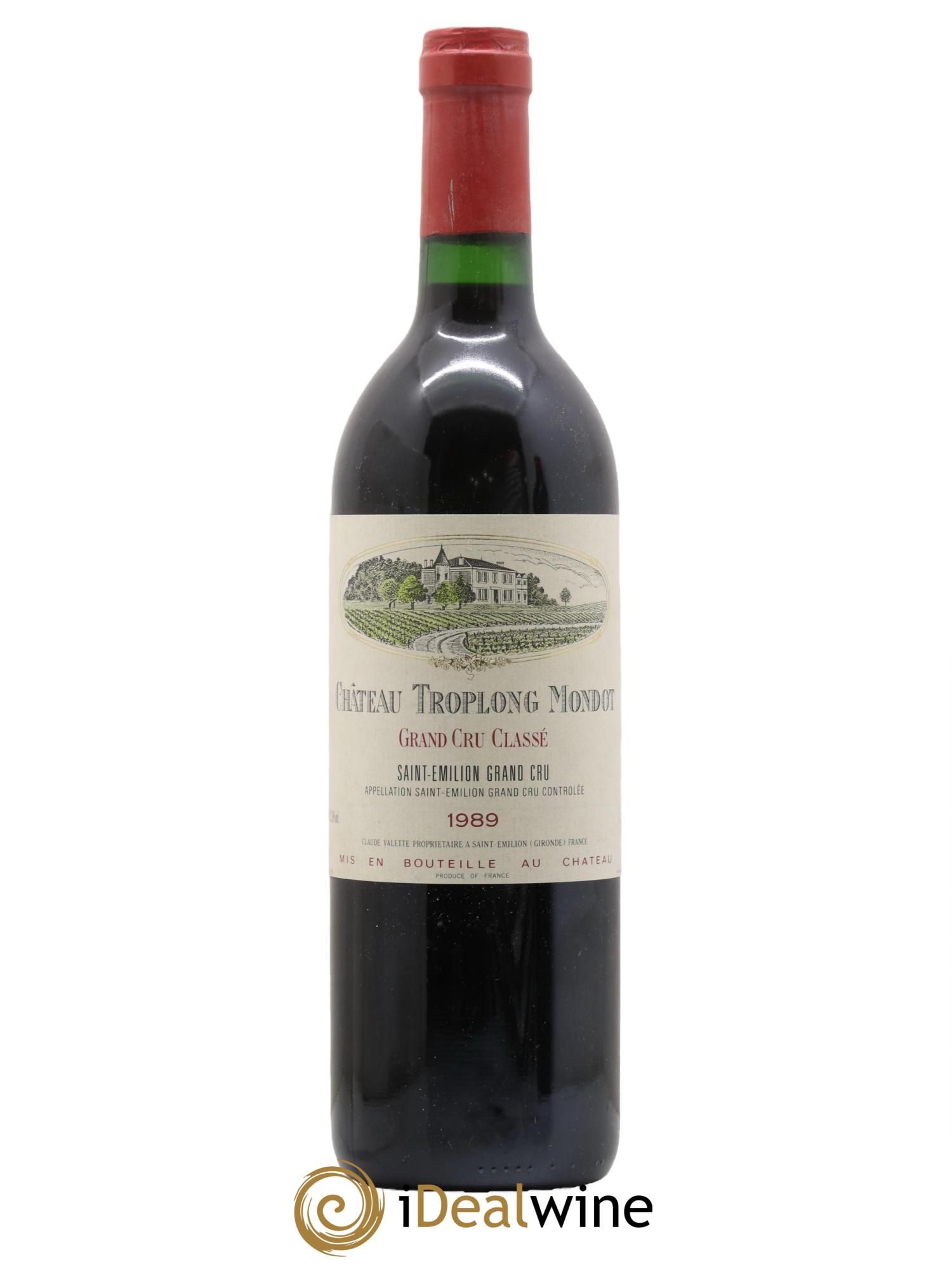 Château Troplong Mondot 1er Grand Cru Classé B 1989 - Lotto di 1 bottiglia - 0