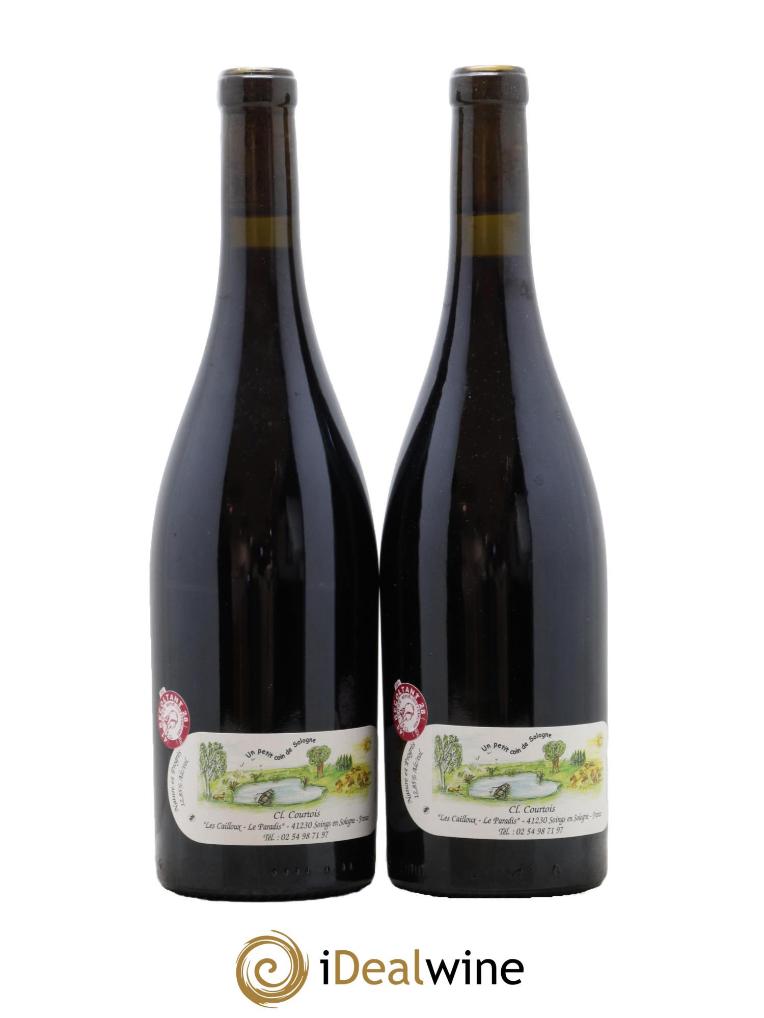 Vin de France Racines Les Cailloux du Paradis - Claude Courtois 2018 - Lotto di 2 bottiglie - 1