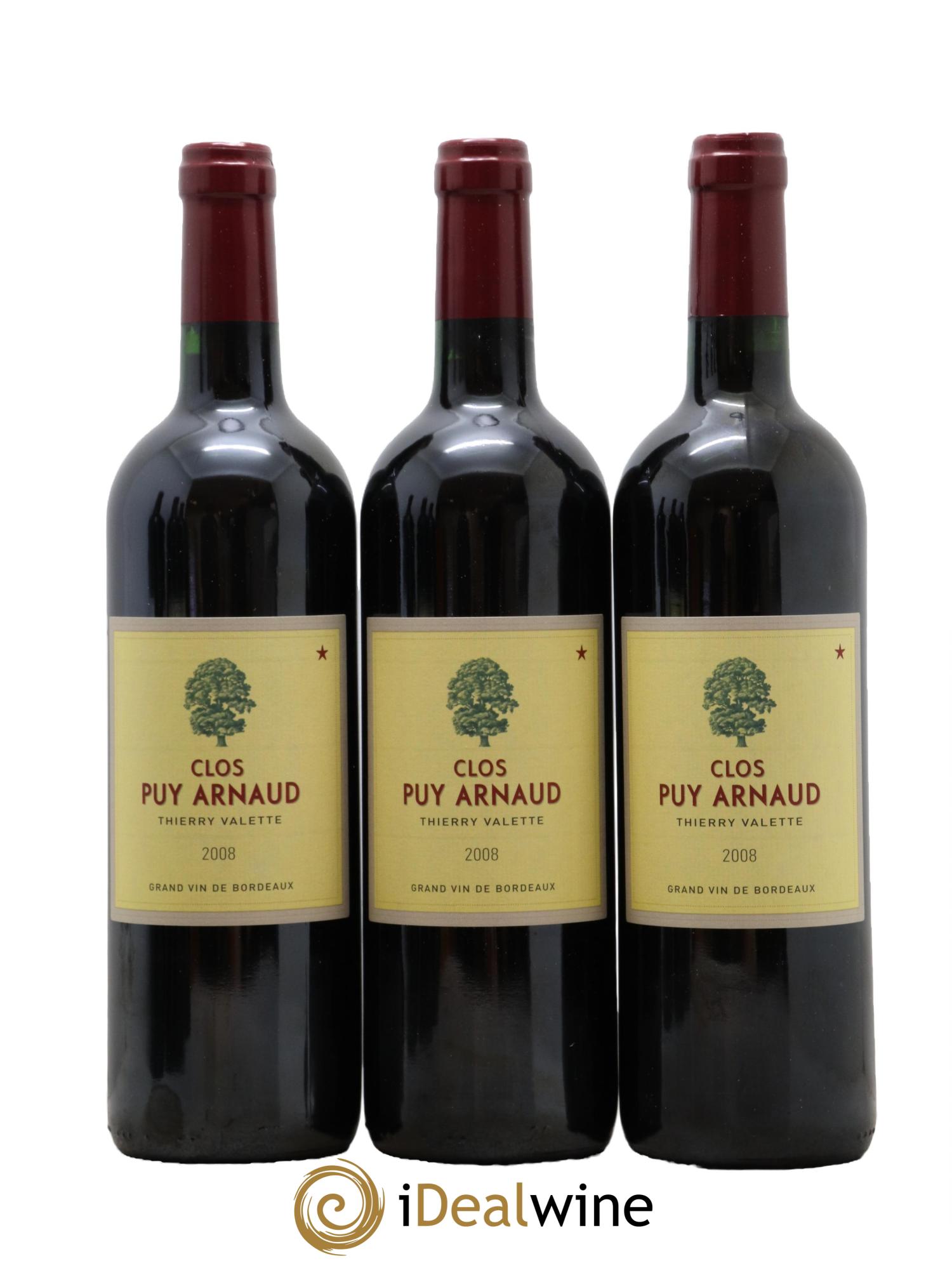 Clos Puy Arnaud 2008 - Lot of 12 bottles - 1